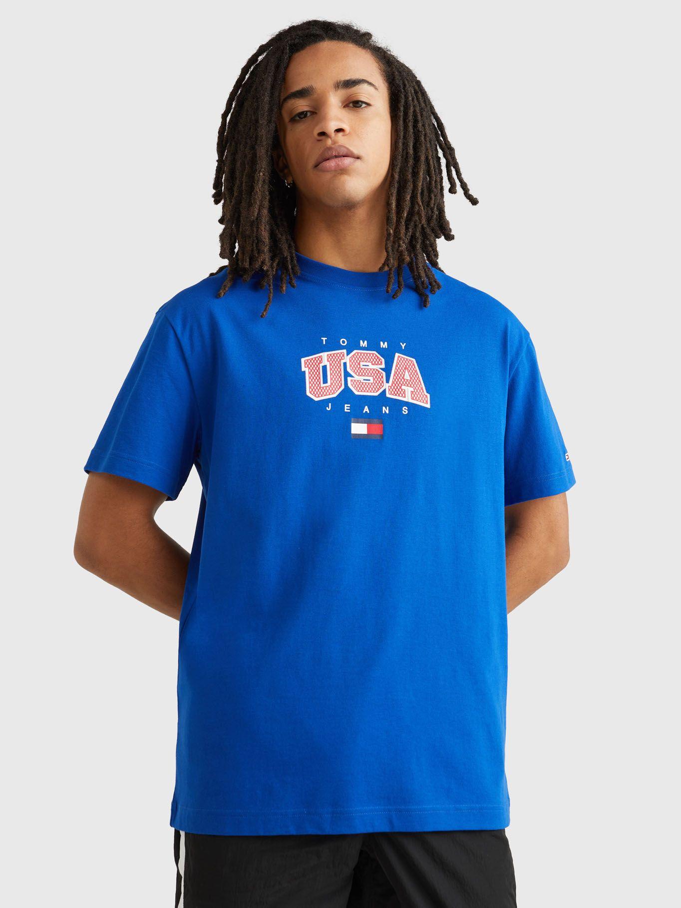 Polera Modern Clásica Azul Tommy Jeans-0