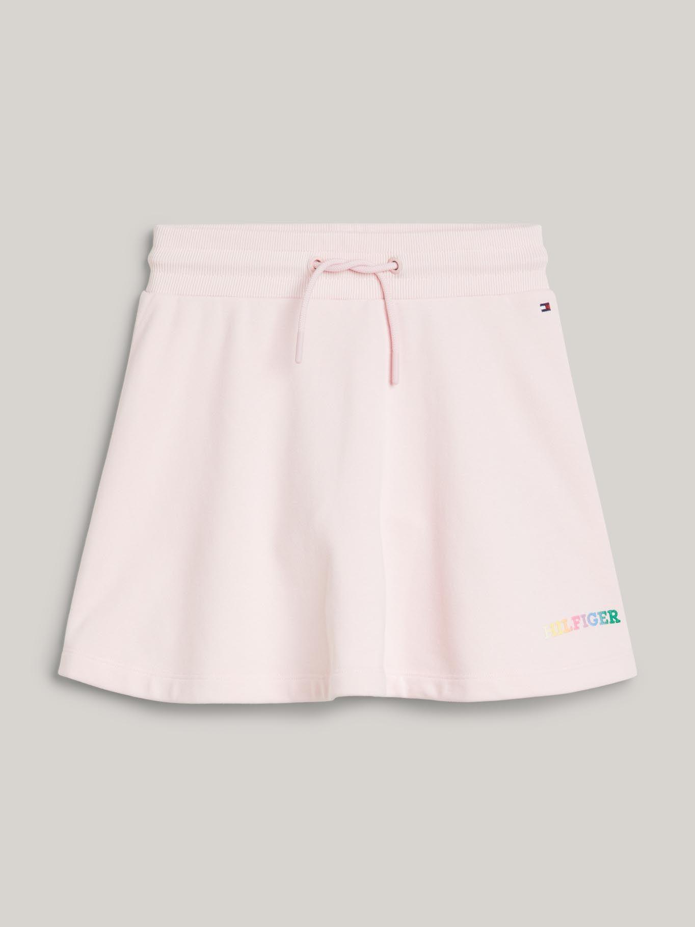 Falda Ajustable Con Logo Monotype Rosado Tommy Hilfiger-4