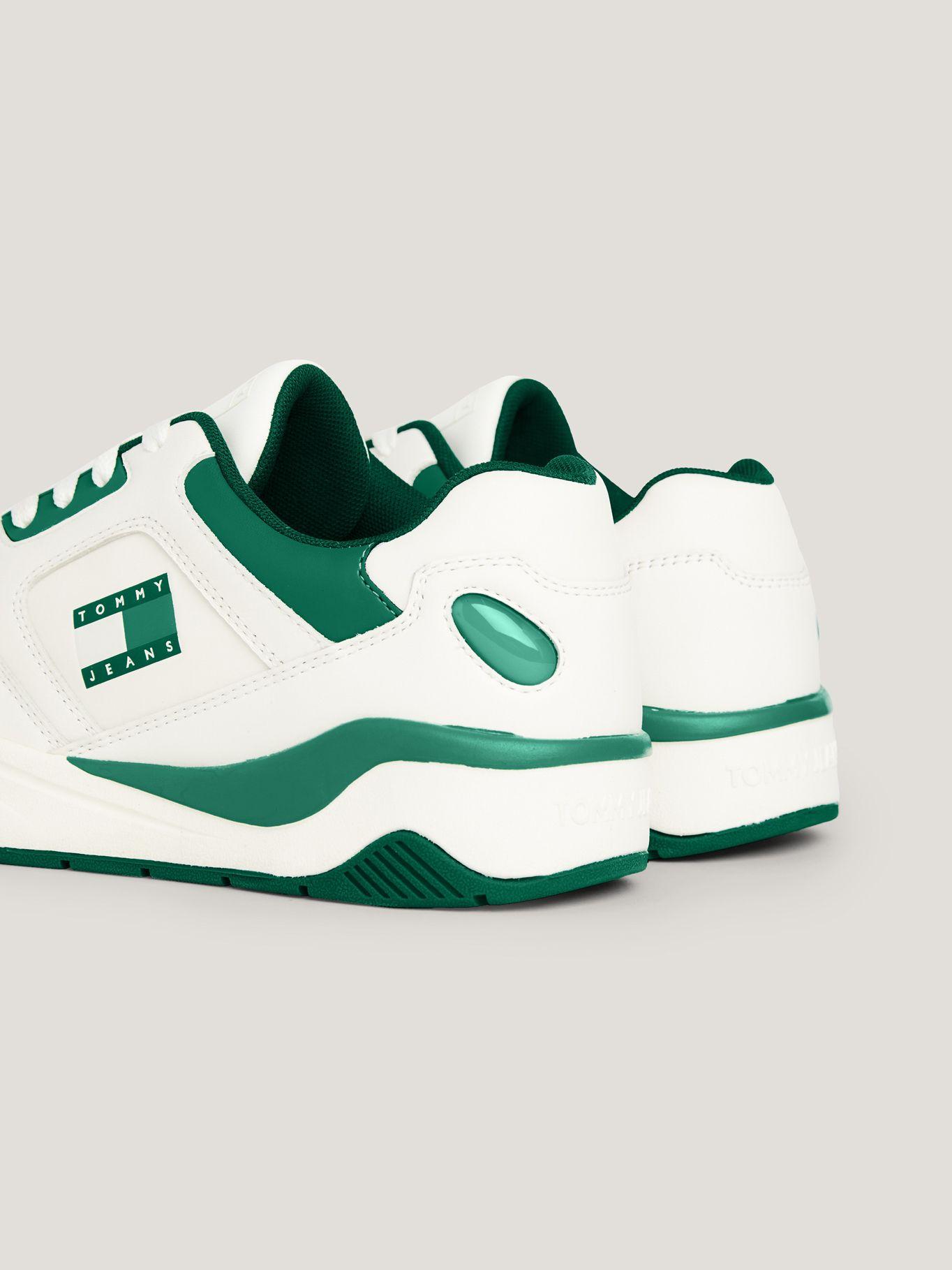 ZAPATILLAS PANELES DE CUERO BLANCO TOMMY HILFIGER-1