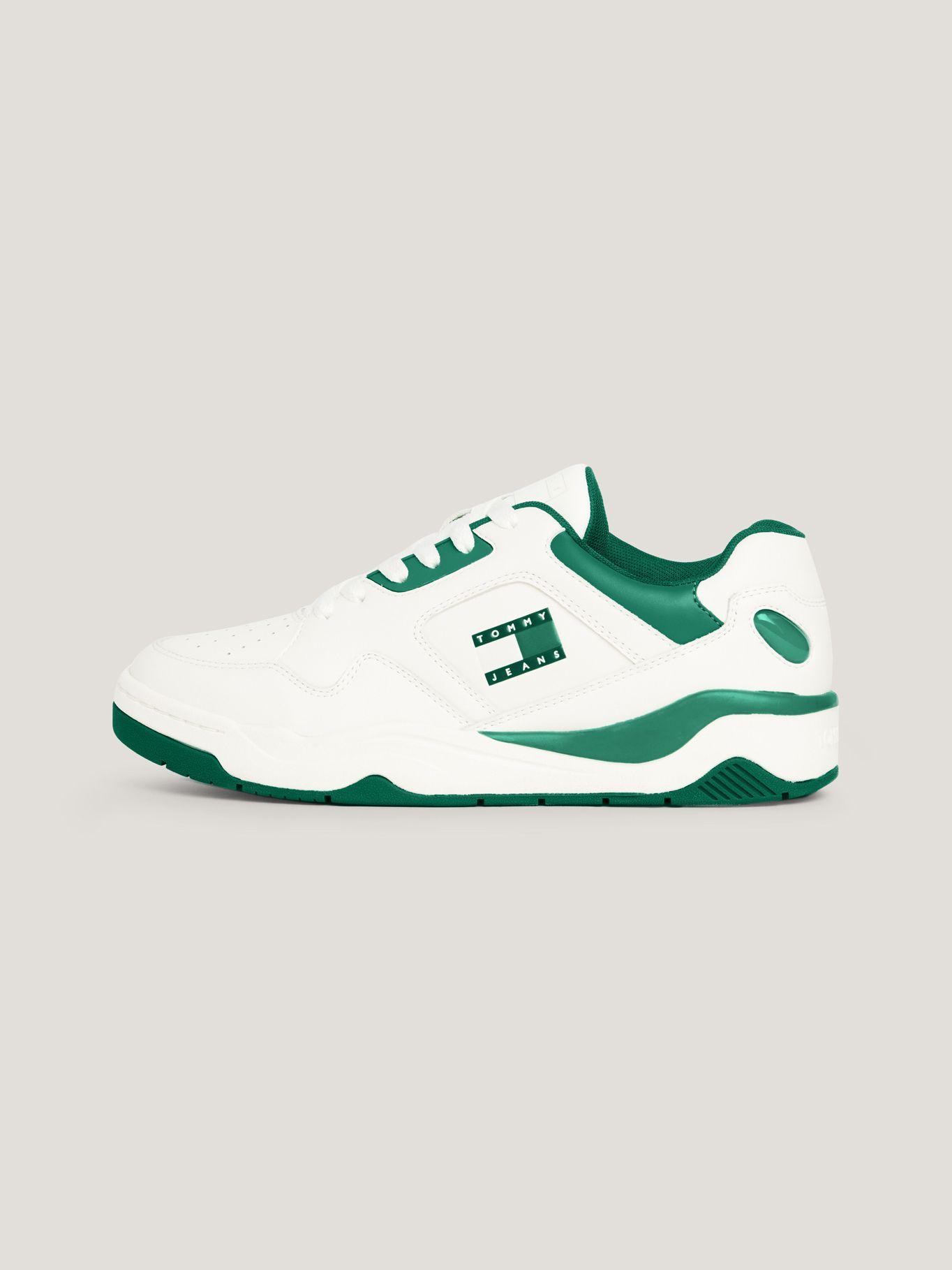 ZAPATILLAS PANELES DE CUERO BLANCO TOMMY HILFIGER-3