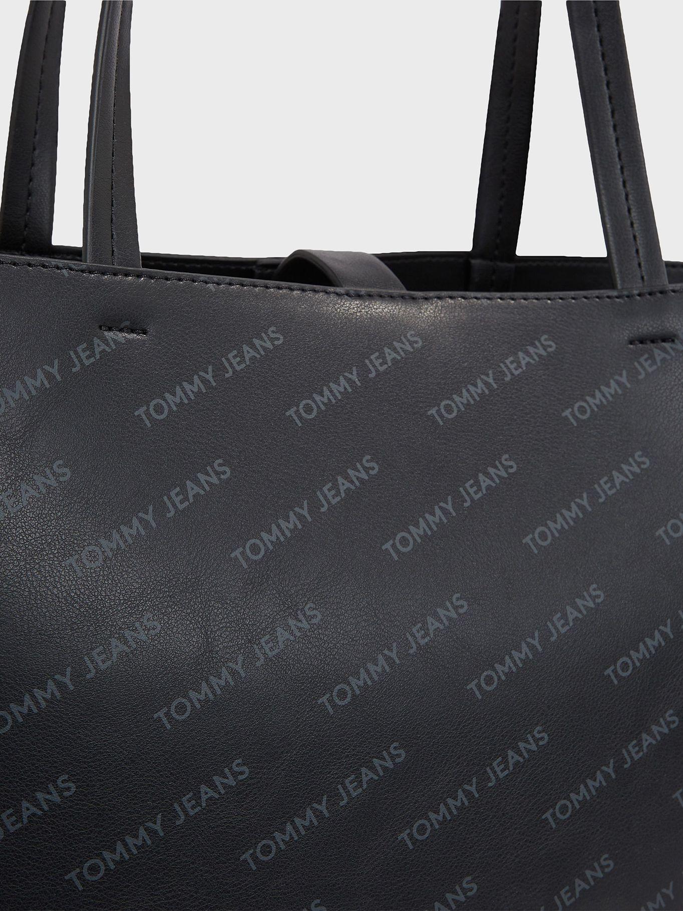 Tote Essential Monogram Negro Tommy Hilfiger-2