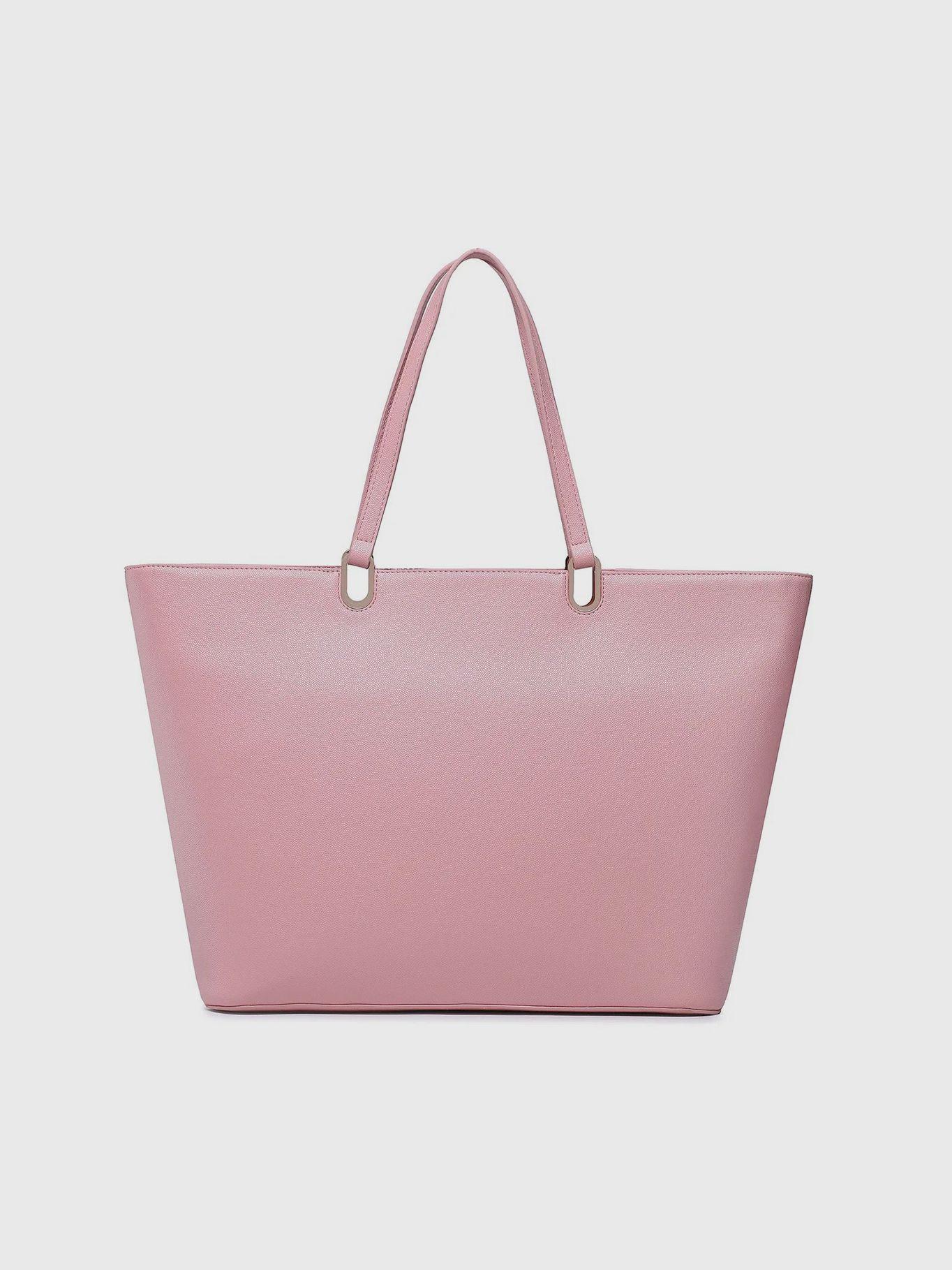 Tote Monogram Solid Rosado Tommy Hilfiger-4