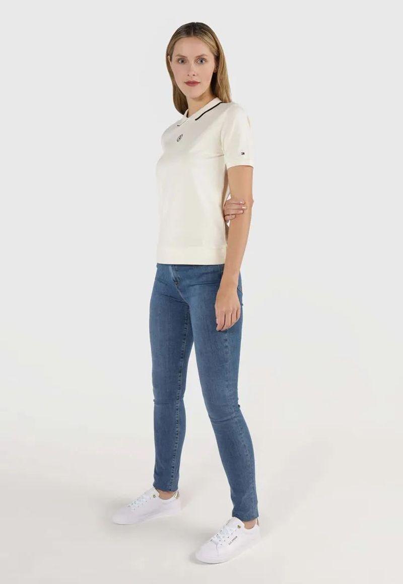 POLO REGULAR FIT  MONOGRAM BLANCO AEF TOMMY HILFIGER-1