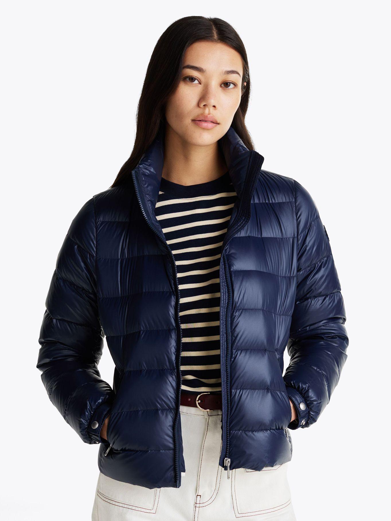 Parka Acolchada Feminine Gloss Azul Tommy Hilfiger-0