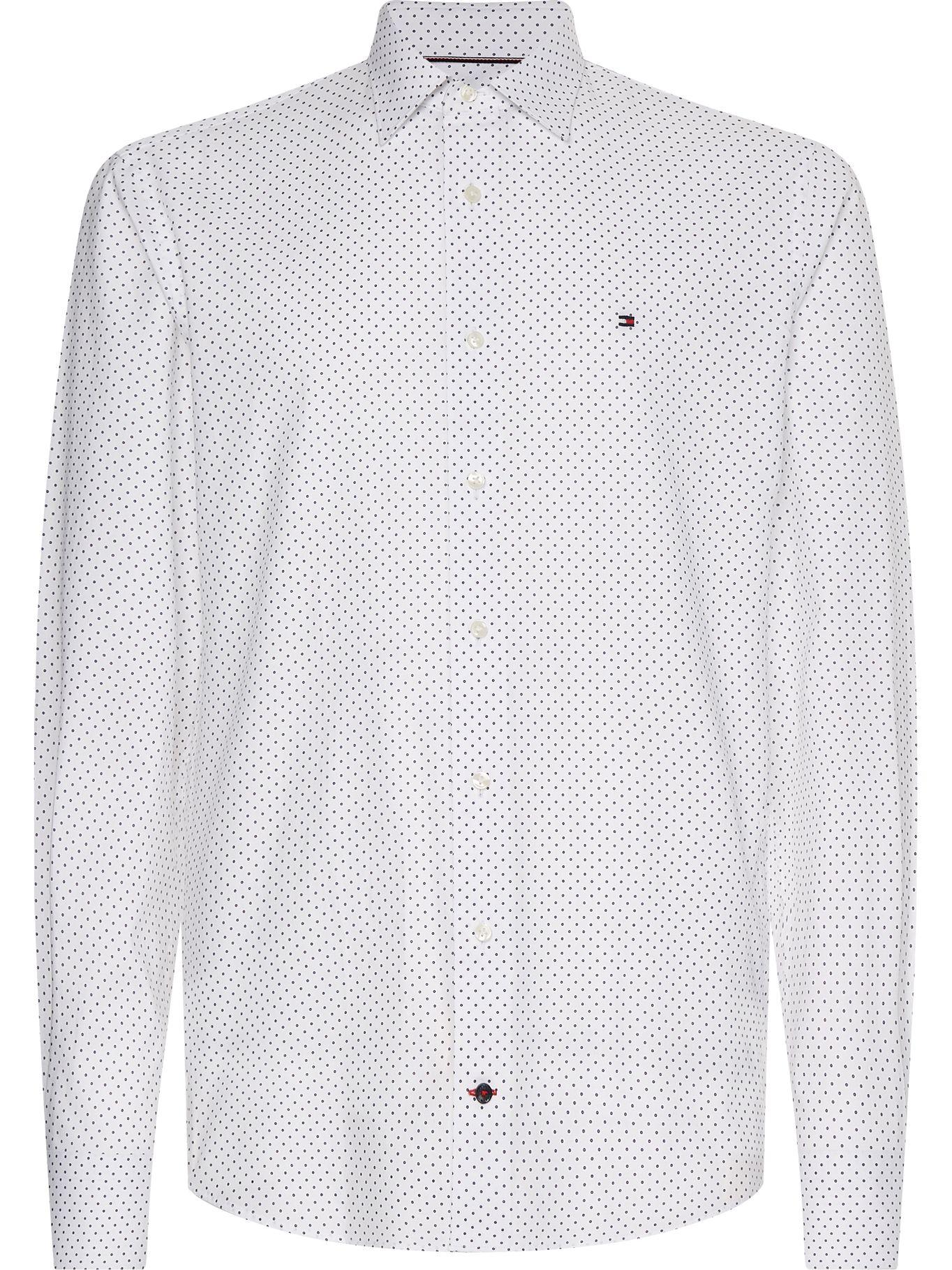 Camisa Two Tone Dot Gris Tommy Hilfiger-0