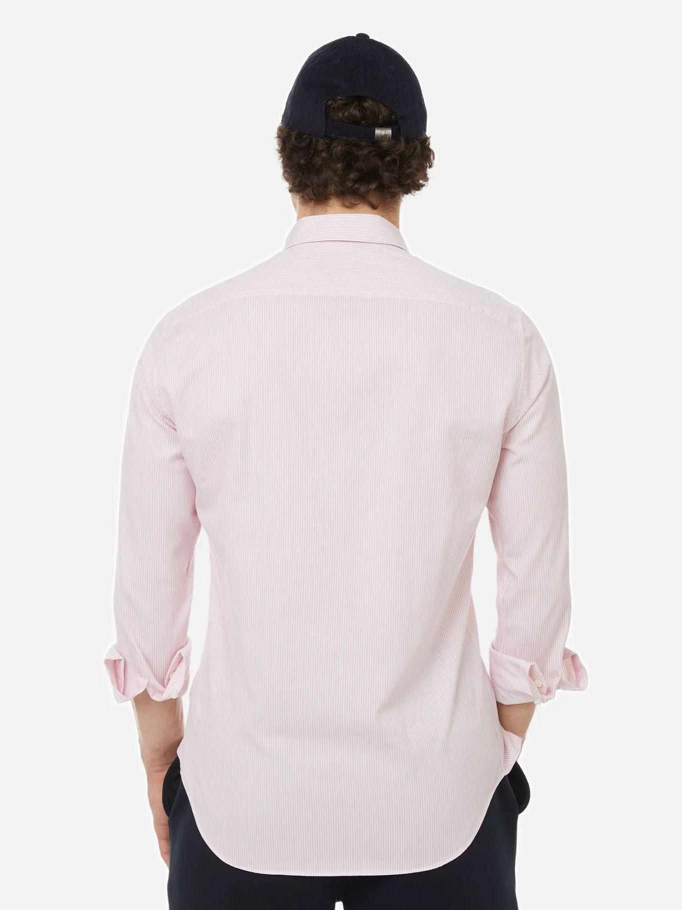 Camisa Oxford Stripe Regular Rosado Tommy Hilfiger-2