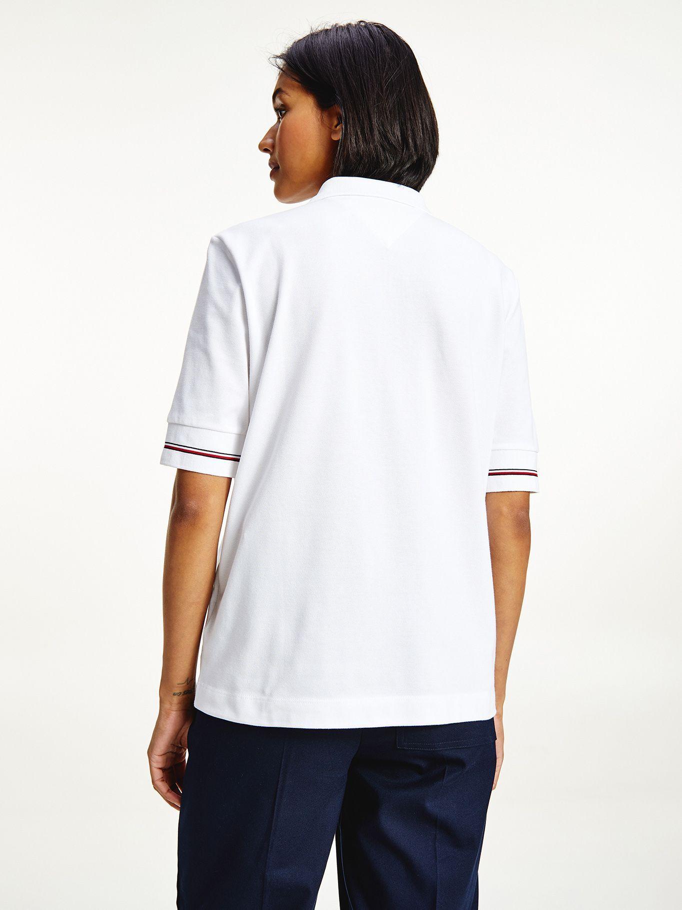 Polo Global Stripe Blanco Tommy Hilfiger F2-1