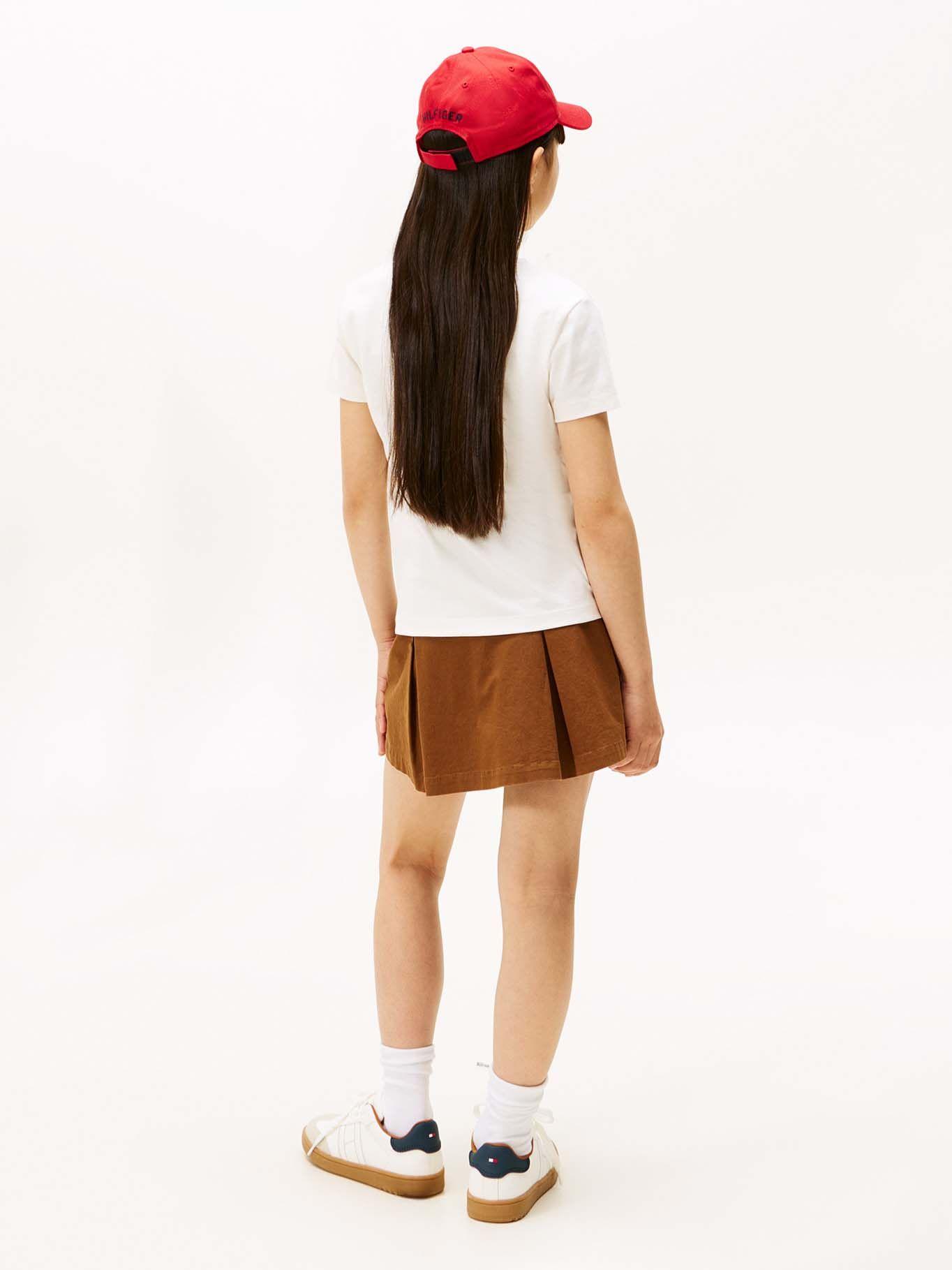 Polera Stone Flag Logo Blanco Tommy Hilfiger-2