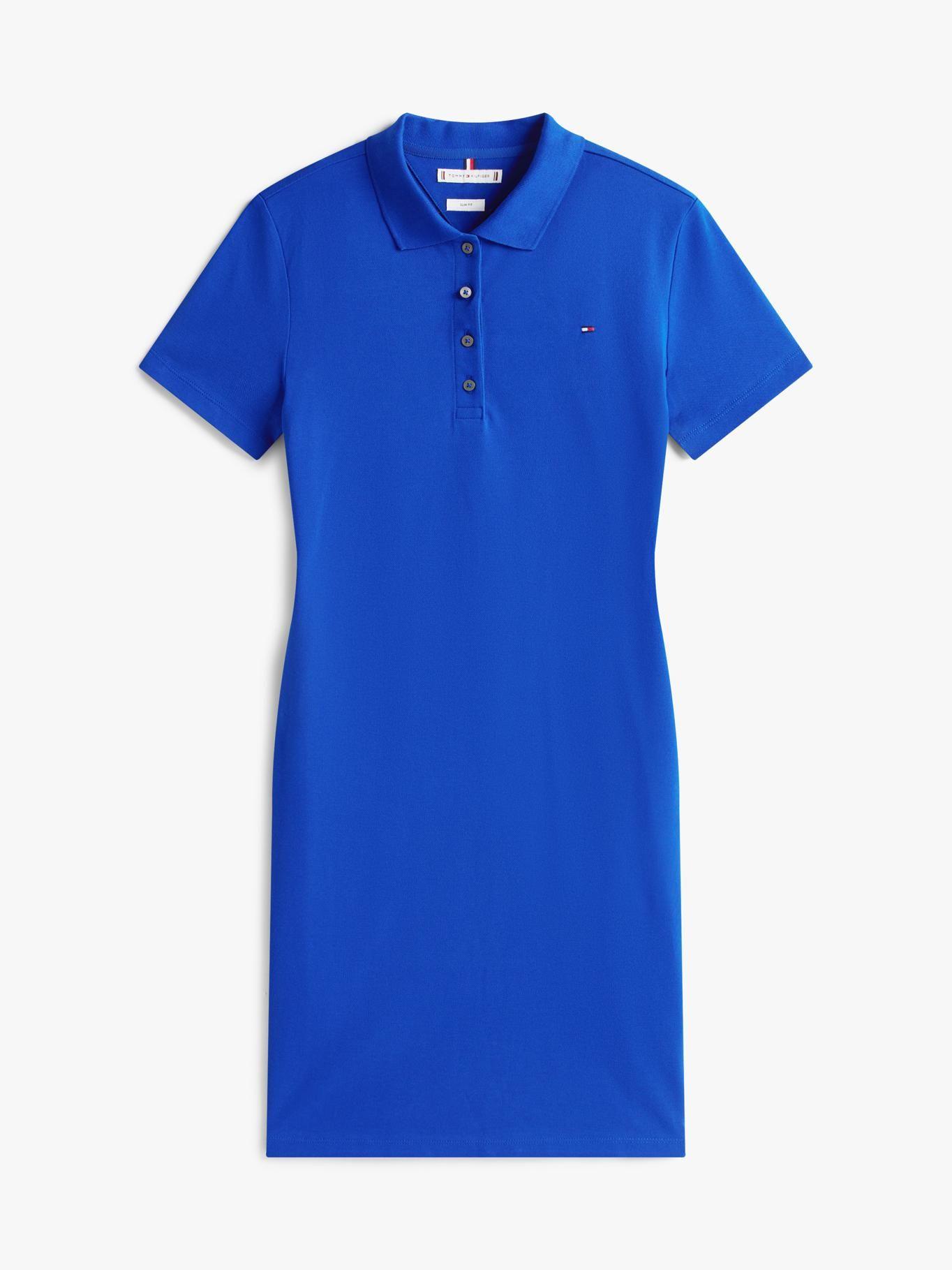 Vestido Polo 1985 De Corte Slim Azul Tommy Hilfiger-4