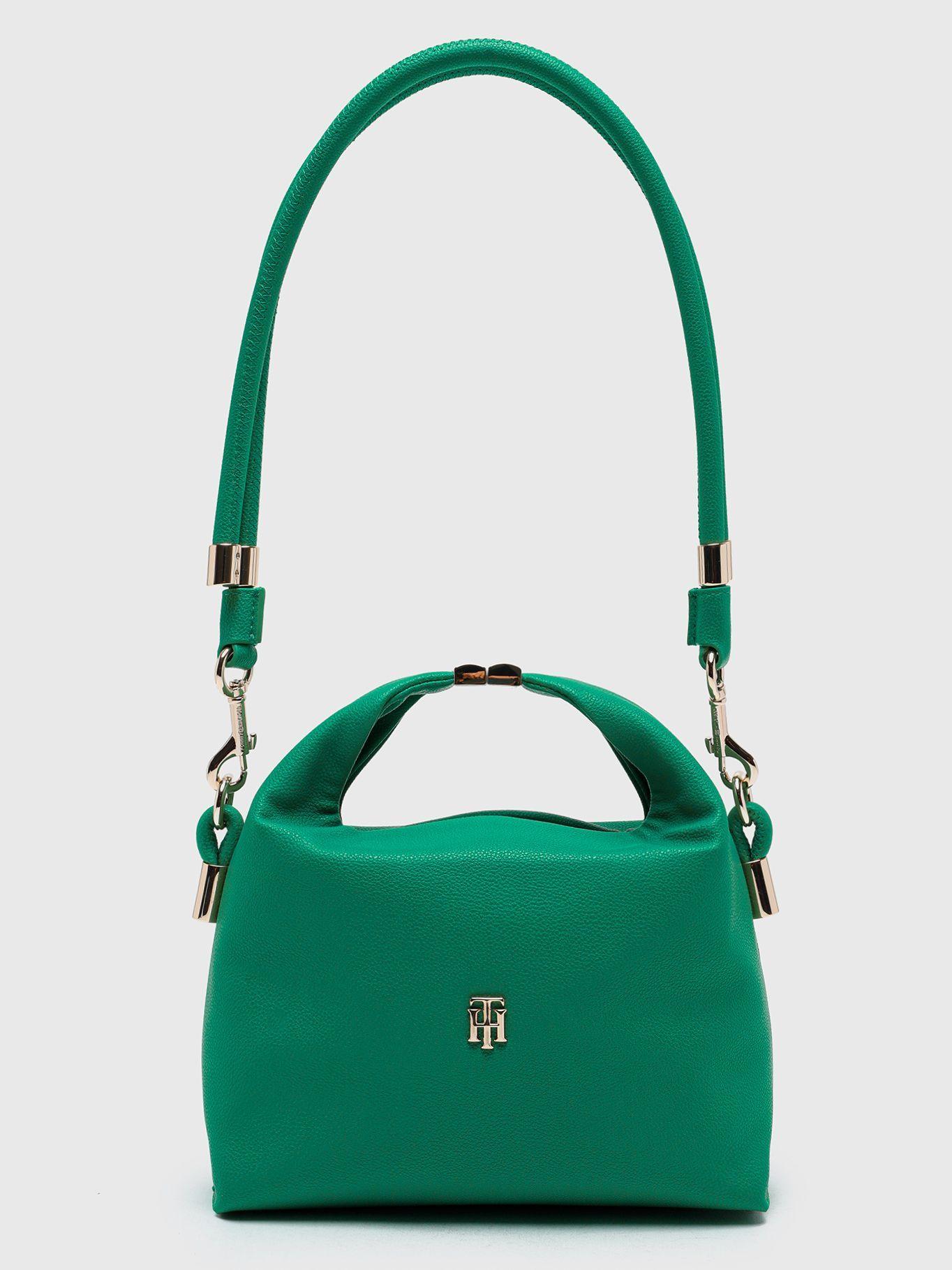 Cartera New Casual Monogram Verde Tommy Hilfiger-0