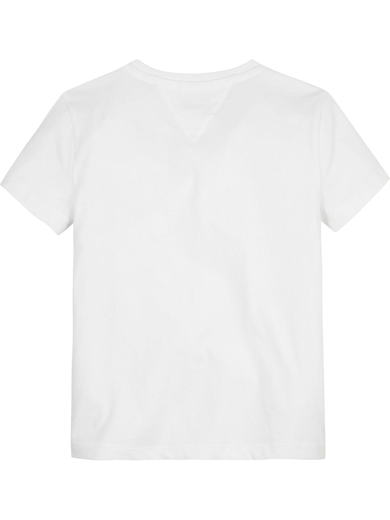 Polera De Niña Con Logo Monotype Blanco Tommy Hilfiger-1