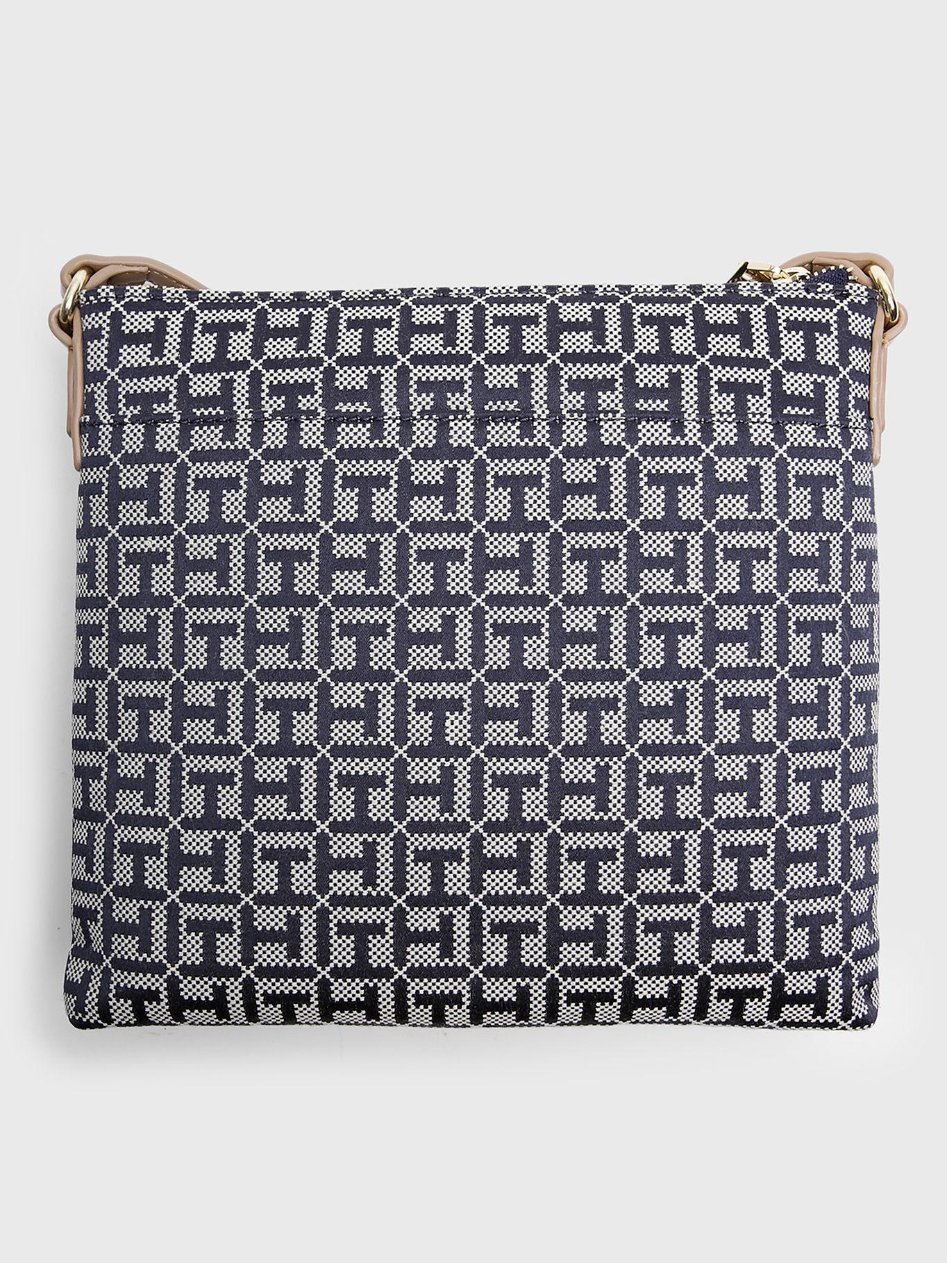 Bandolera Con Diseño Jacquard Azul Tommy Hilfiger-1