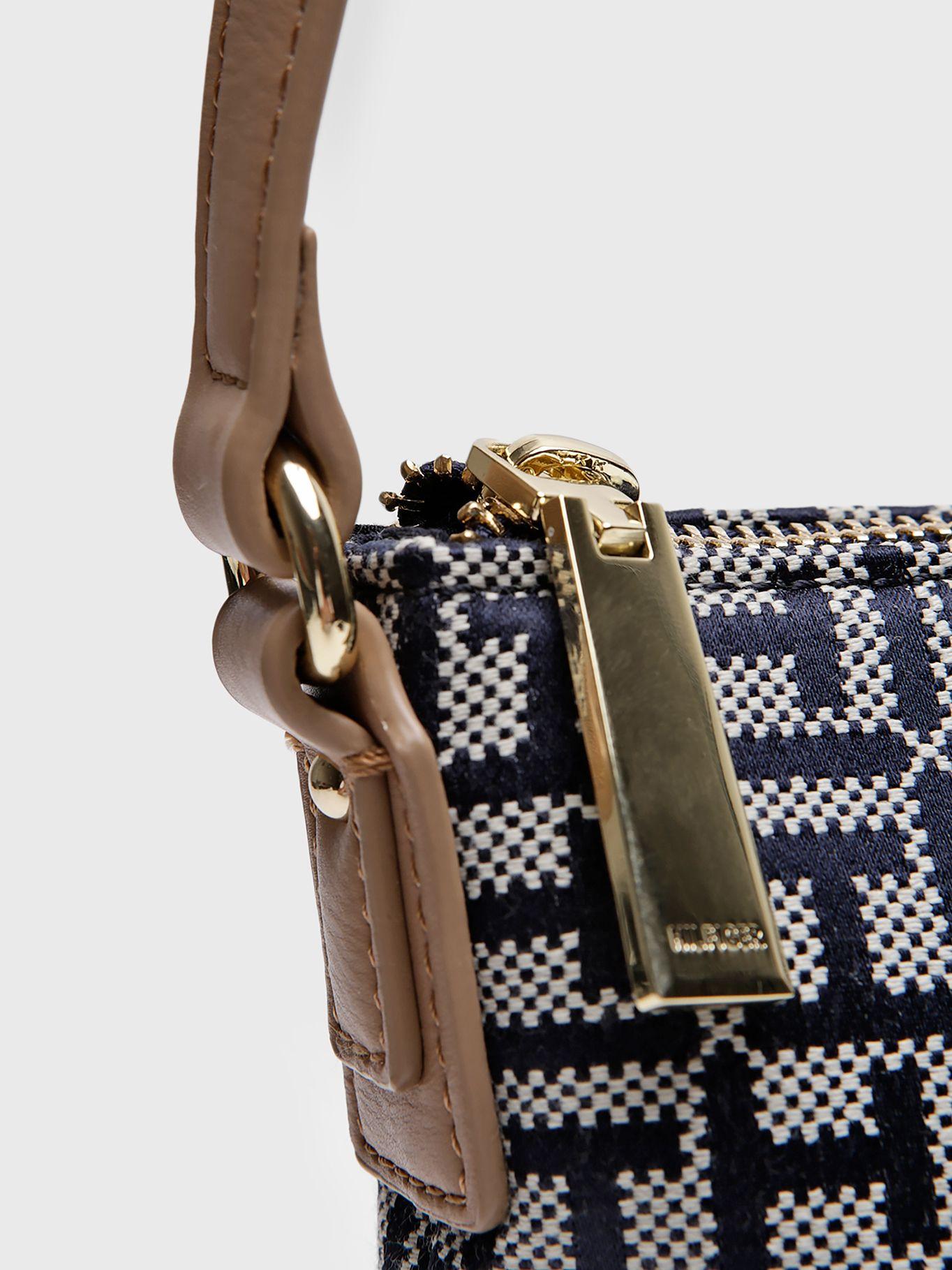 Bandolera Con Diseño Jacquard Azul Tommy Hilfiger-3