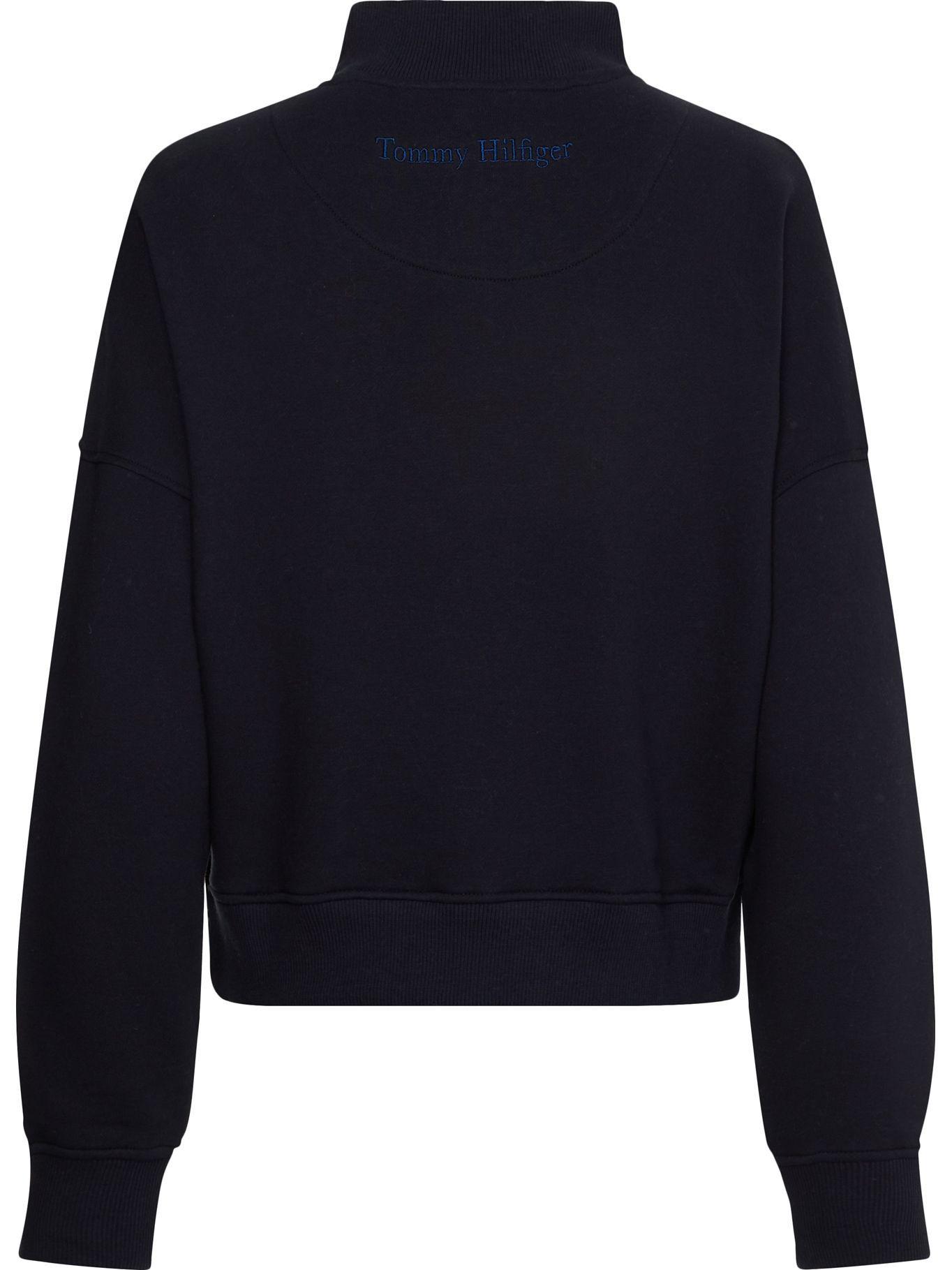 Polerón Heritage Con Cierre Azul Tommy Hilfiger-1