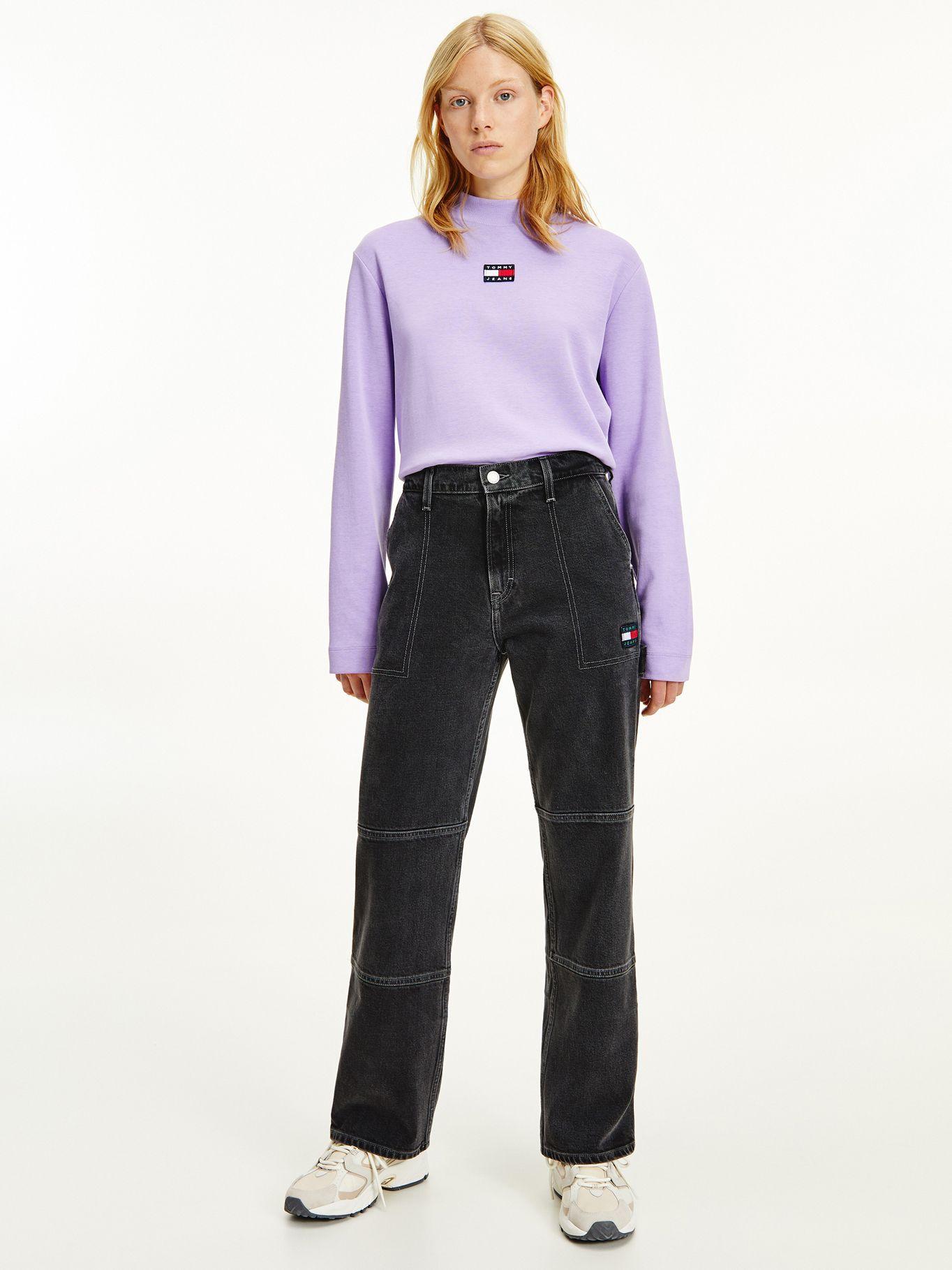 Jeans Betsy Straight Talle Medio Negro Tommy Hilfiger-0
