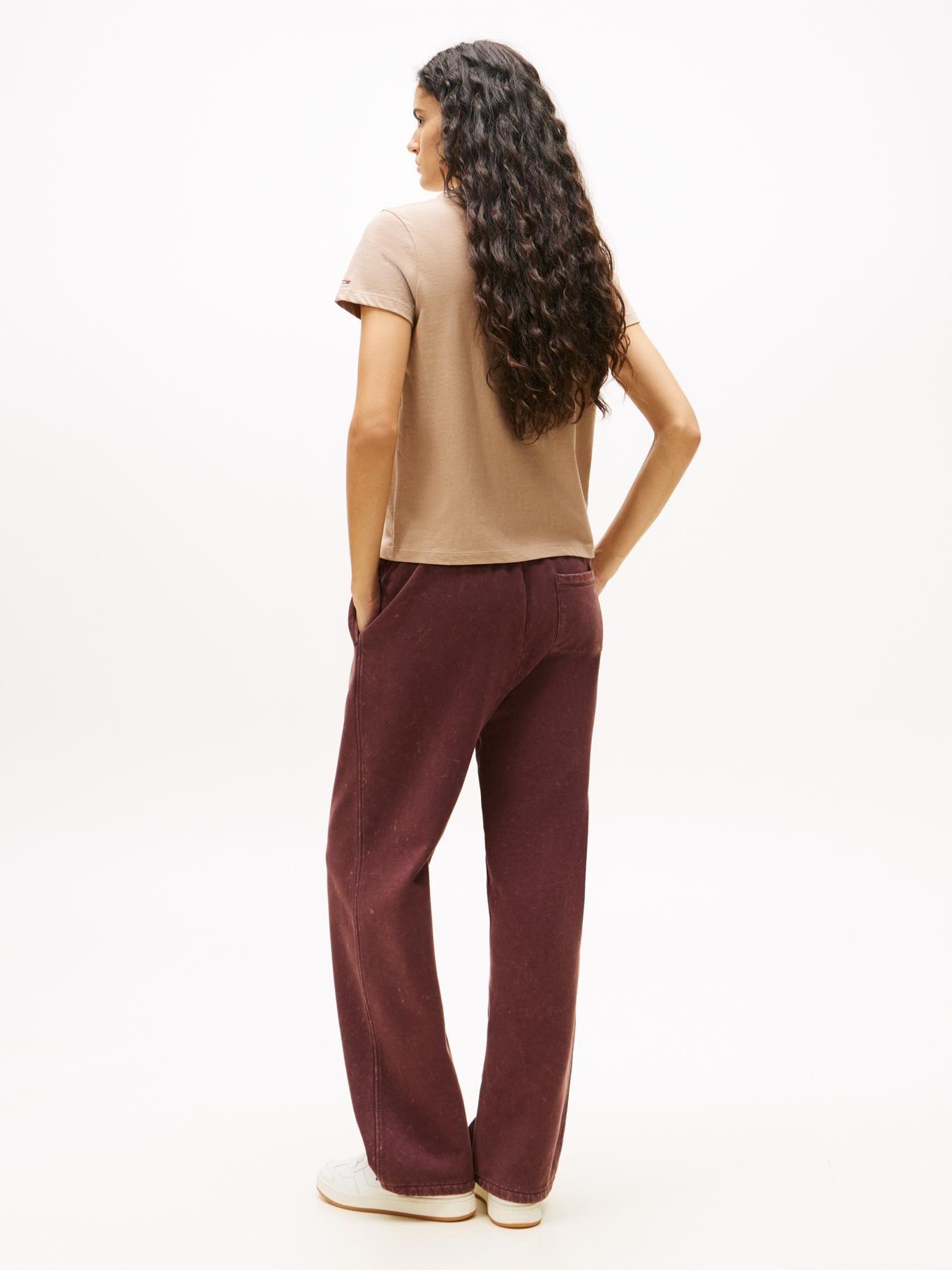 Polera Essential Logo Regular Fit Beige Tommy Jeans-2