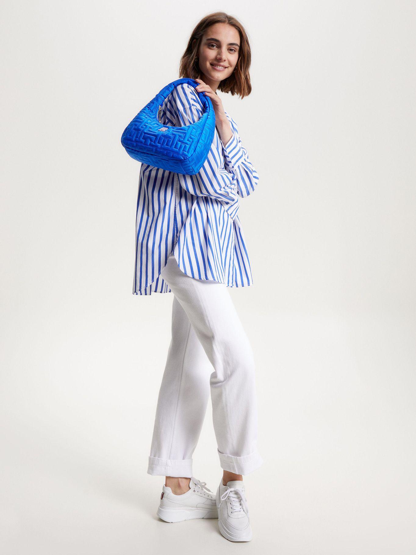 Cartera Chic Con Logo Azul Tommy Hilfiger-1