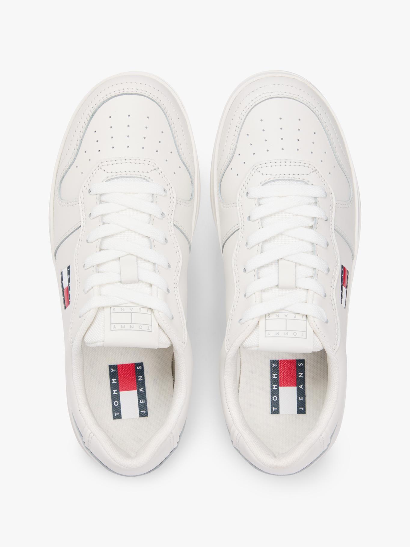 Zapatillas De Cuero Con Logo-3