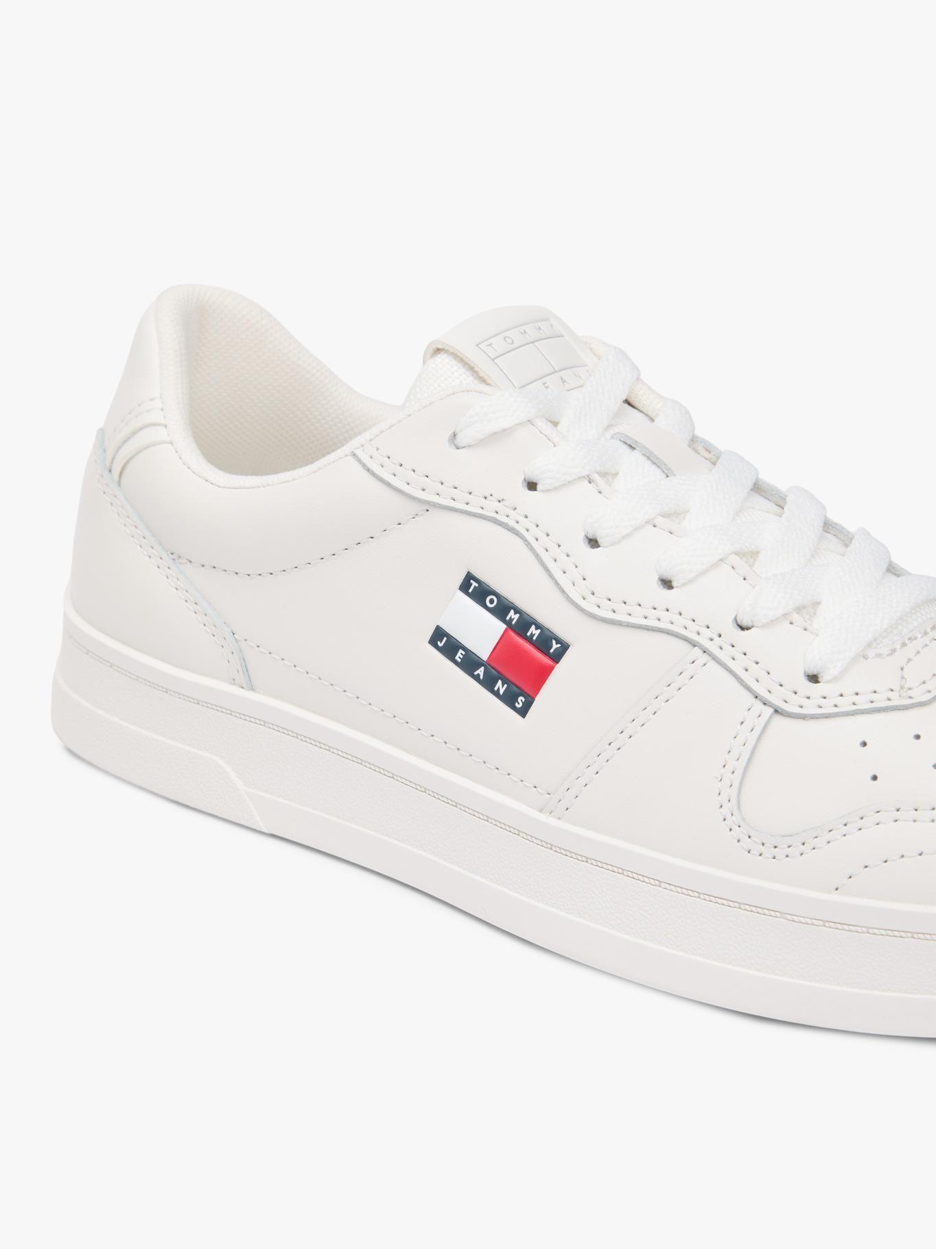 Zapatillas De Cuero Con Logo-7