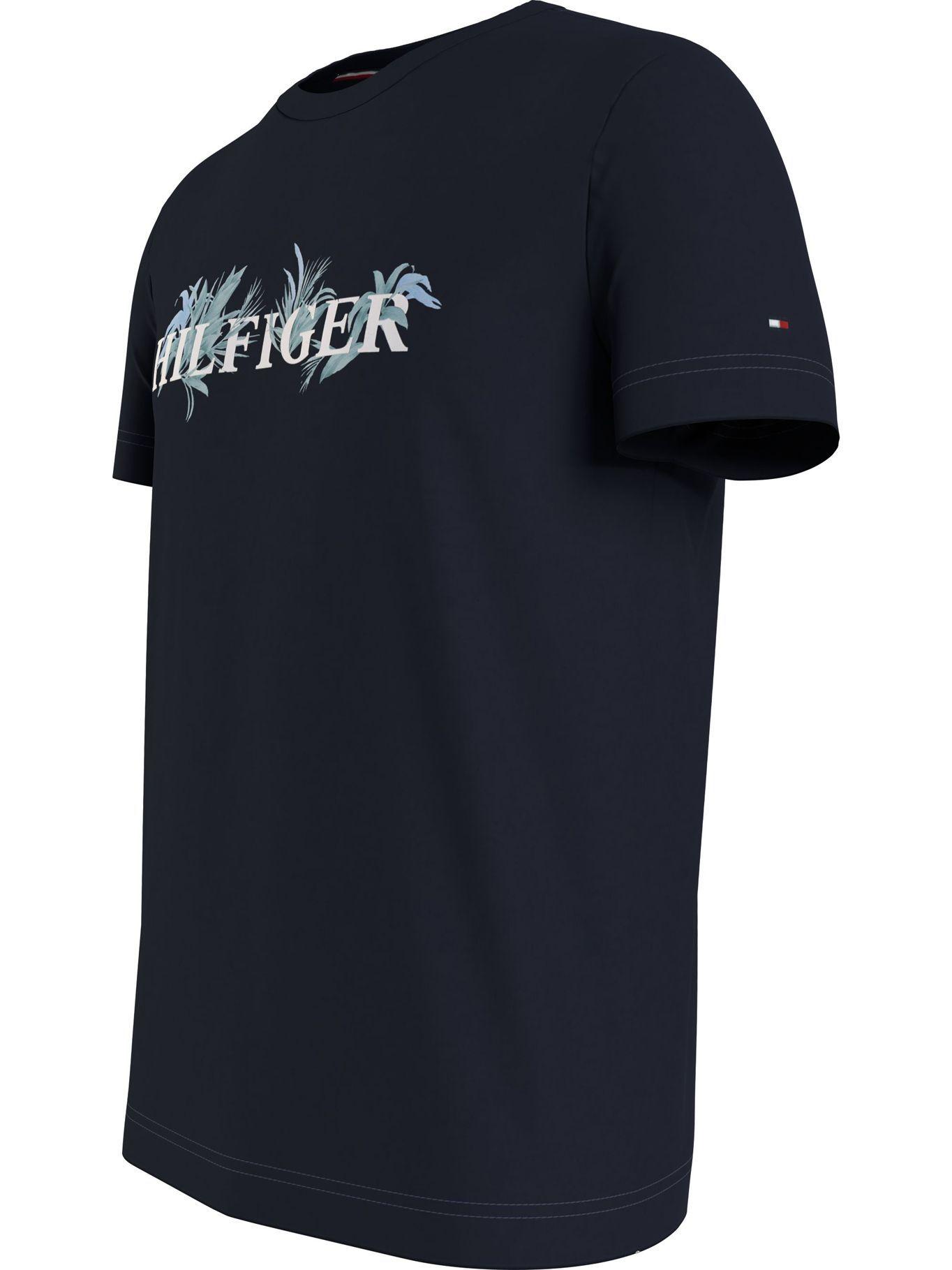 Polera Con Diseño Botánico Azul Tommy Hilfiger-2