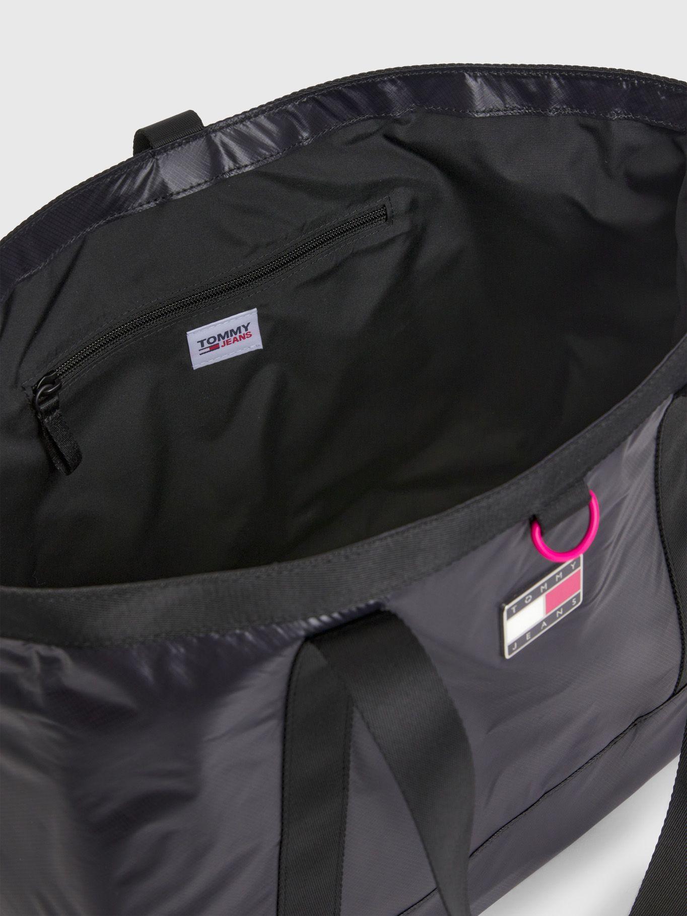 Tote Black Ink Con Logo Negro Tommy Hilfiger-3