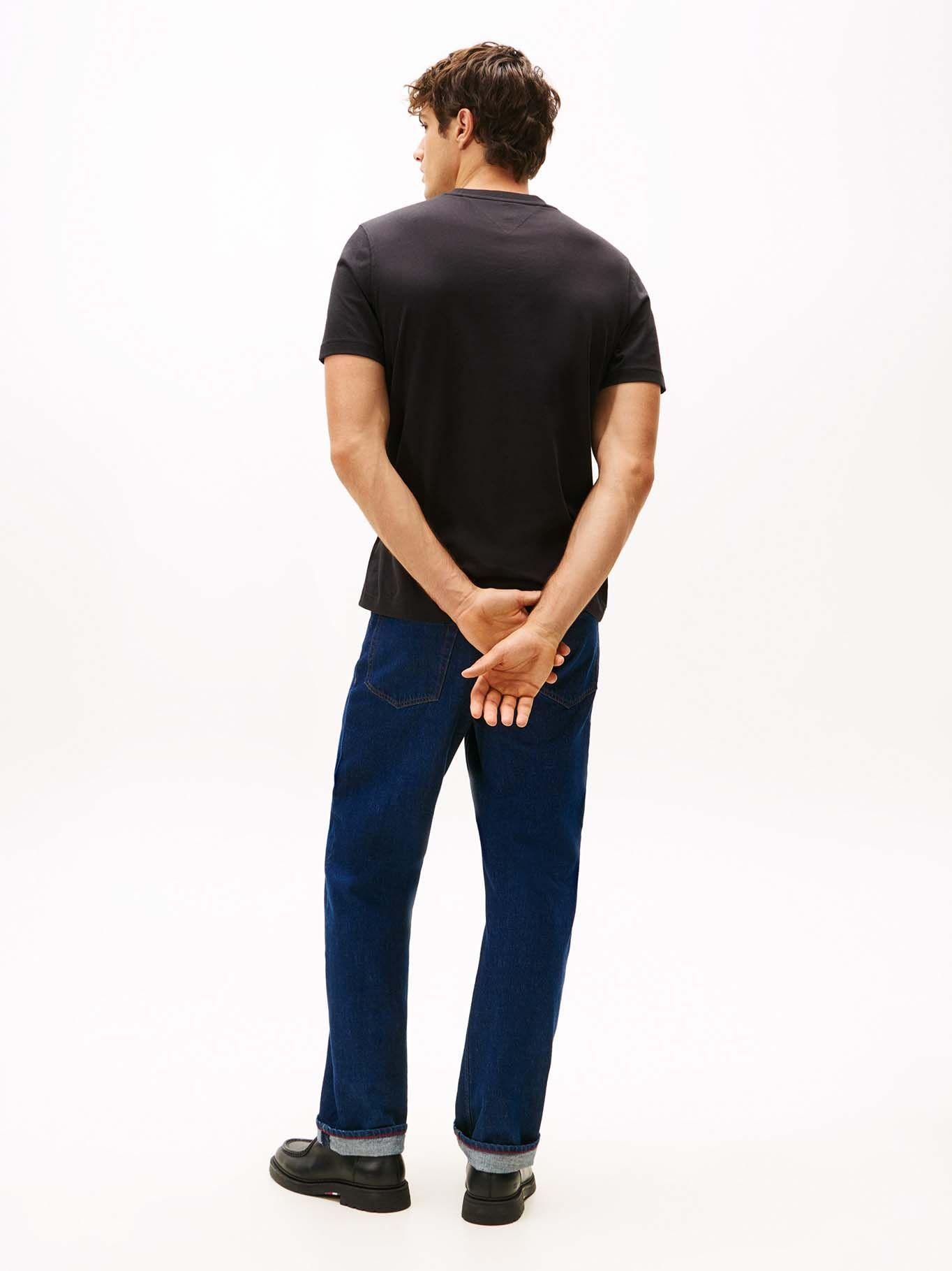 Polera Colour Block Graphic Logo Negro Tommy Hilfiger-2