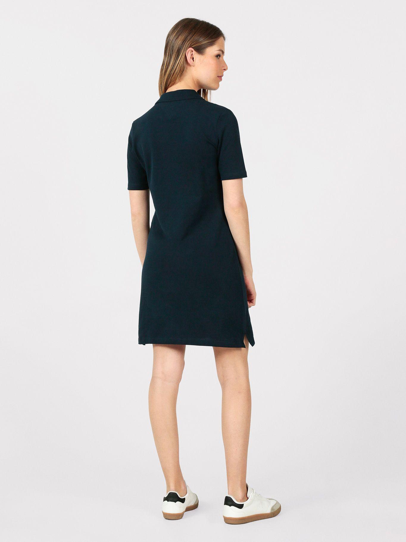 Vestido Polo Con Logo Azul Tommy Hilfiger-2