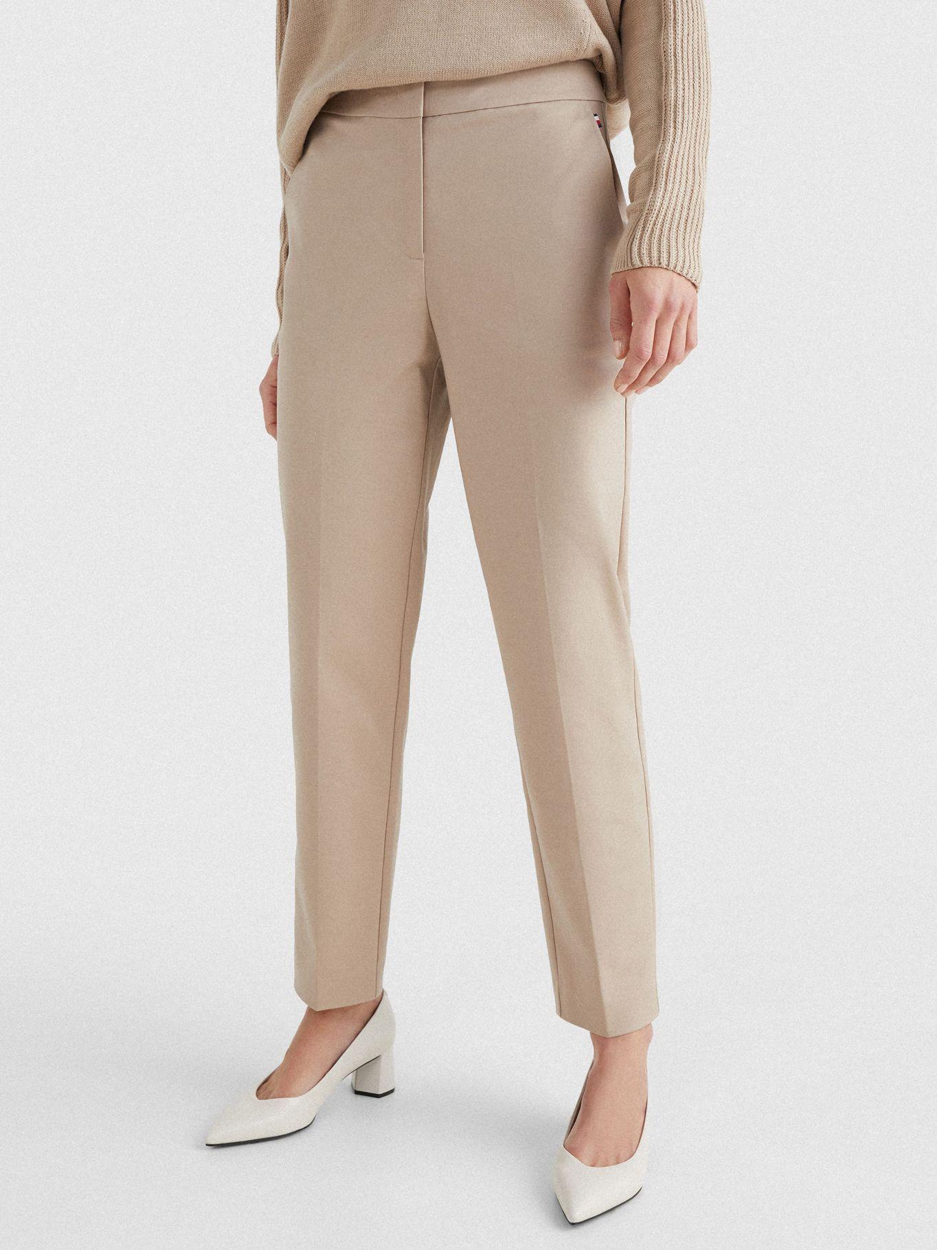 Pantalón Ankle Hailey Slim Fit Beige Tommy Hilfiger-0