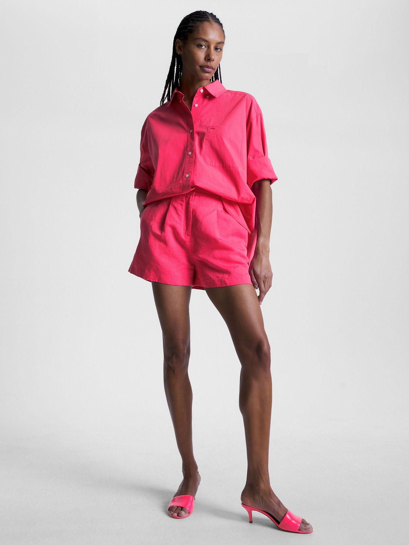 Sandalias Elevated Con Taco Rosado Tommy Hilfiger-5