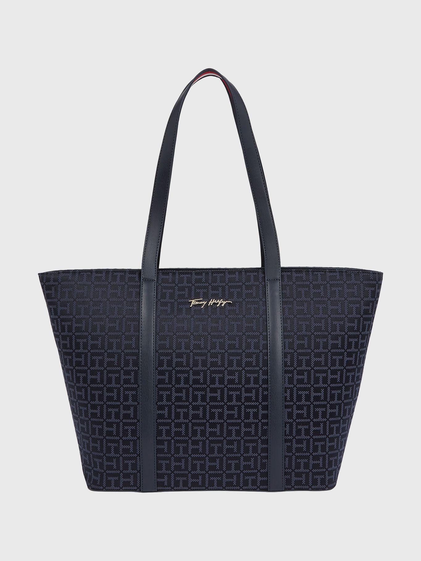 Tote Im Latam Jacquard Azul Tommy Hilfiger-0