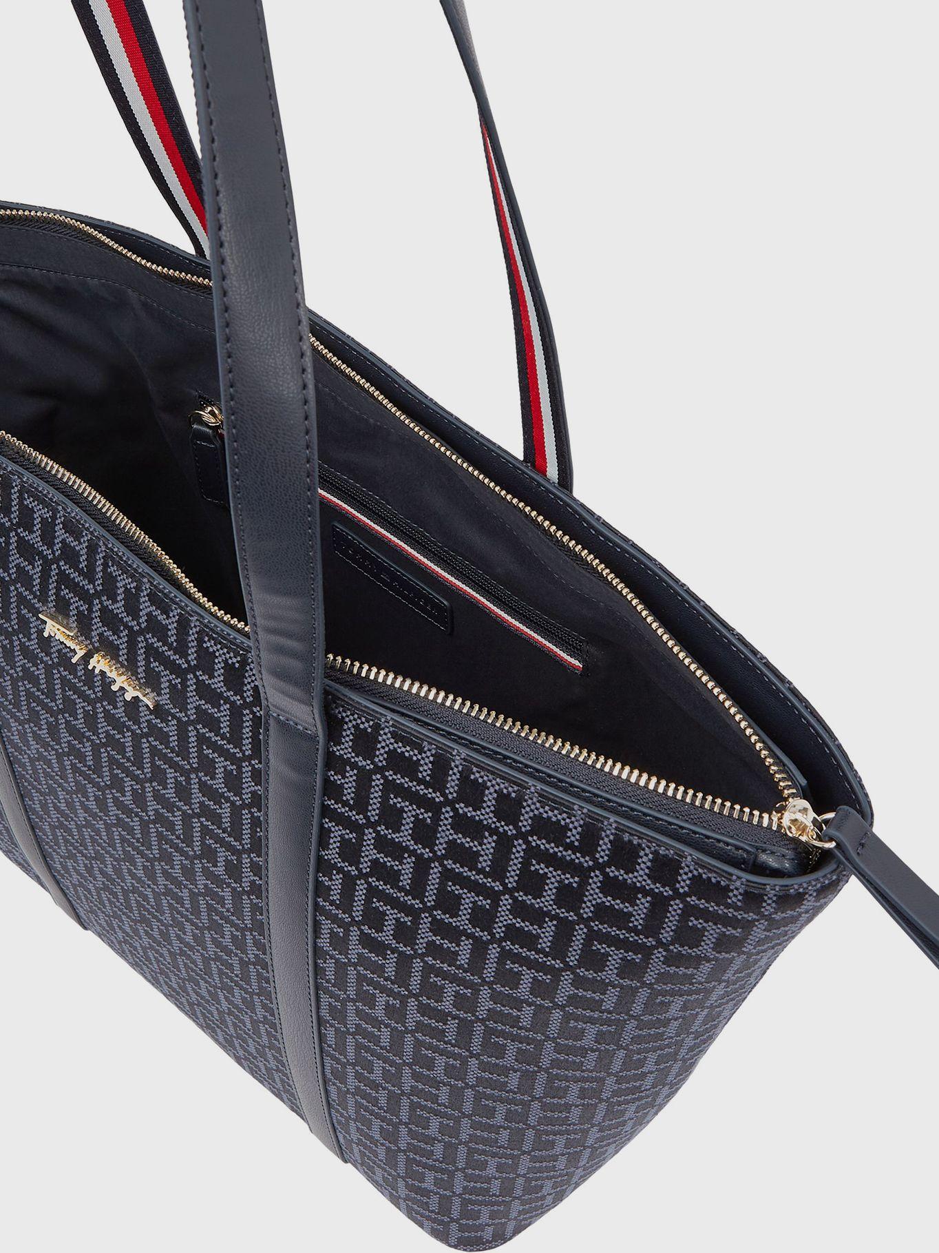 Tote Im Latam Jacquard Azul Tommy Hilfiger-3