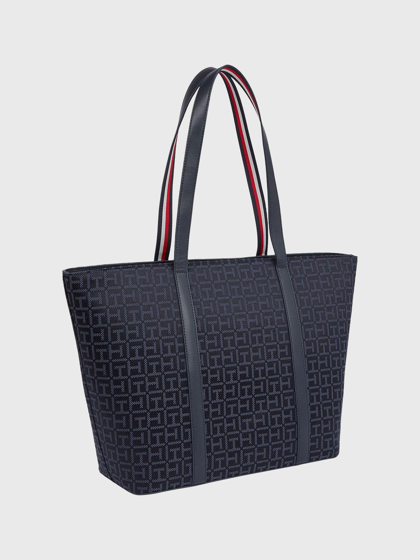 Tote Im Latam Jacquard Azul Tommy Hilfiger-5