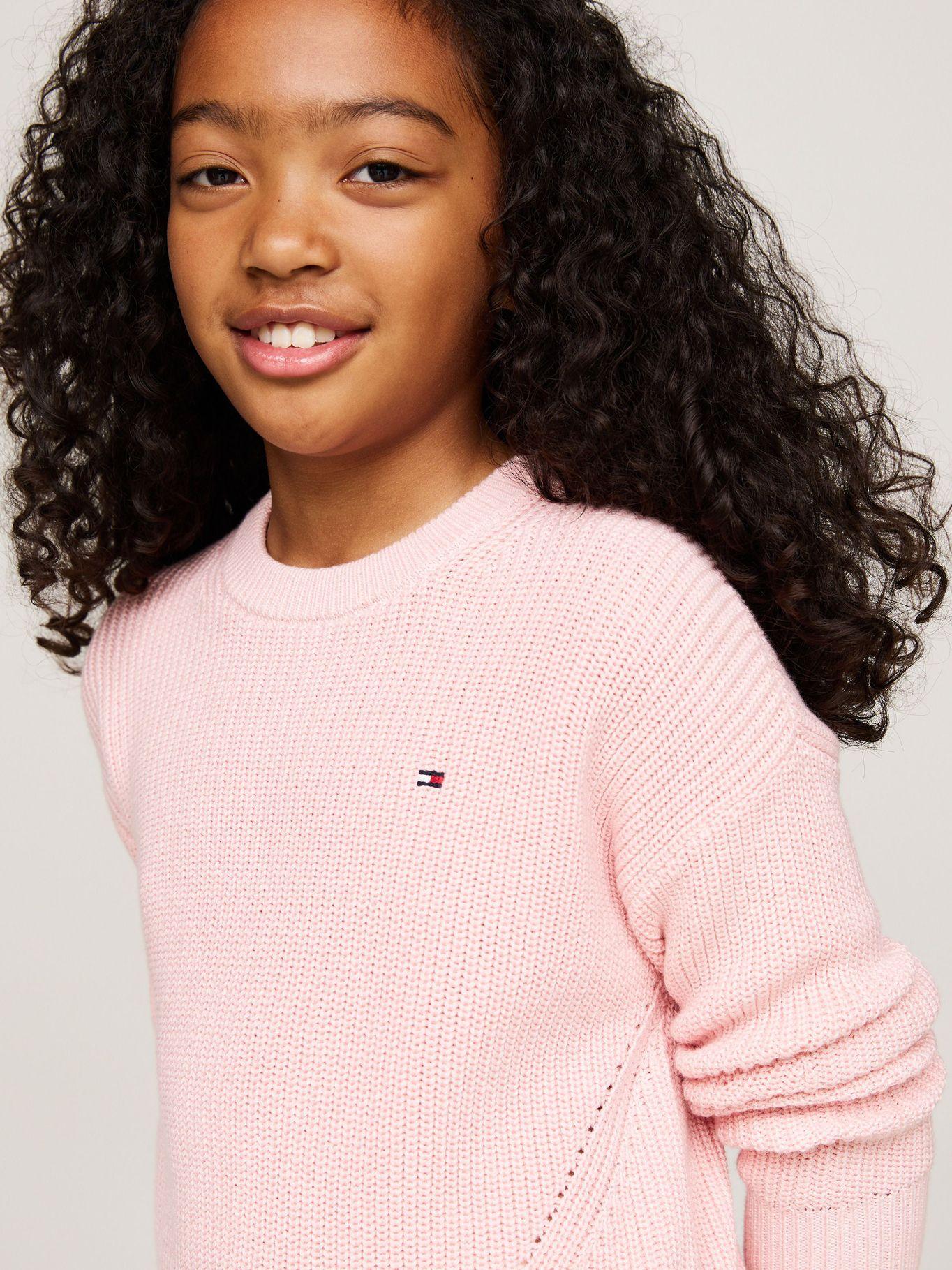 Sweater Essential De Corte Amplio Rosado Tommy Hilfiger-3