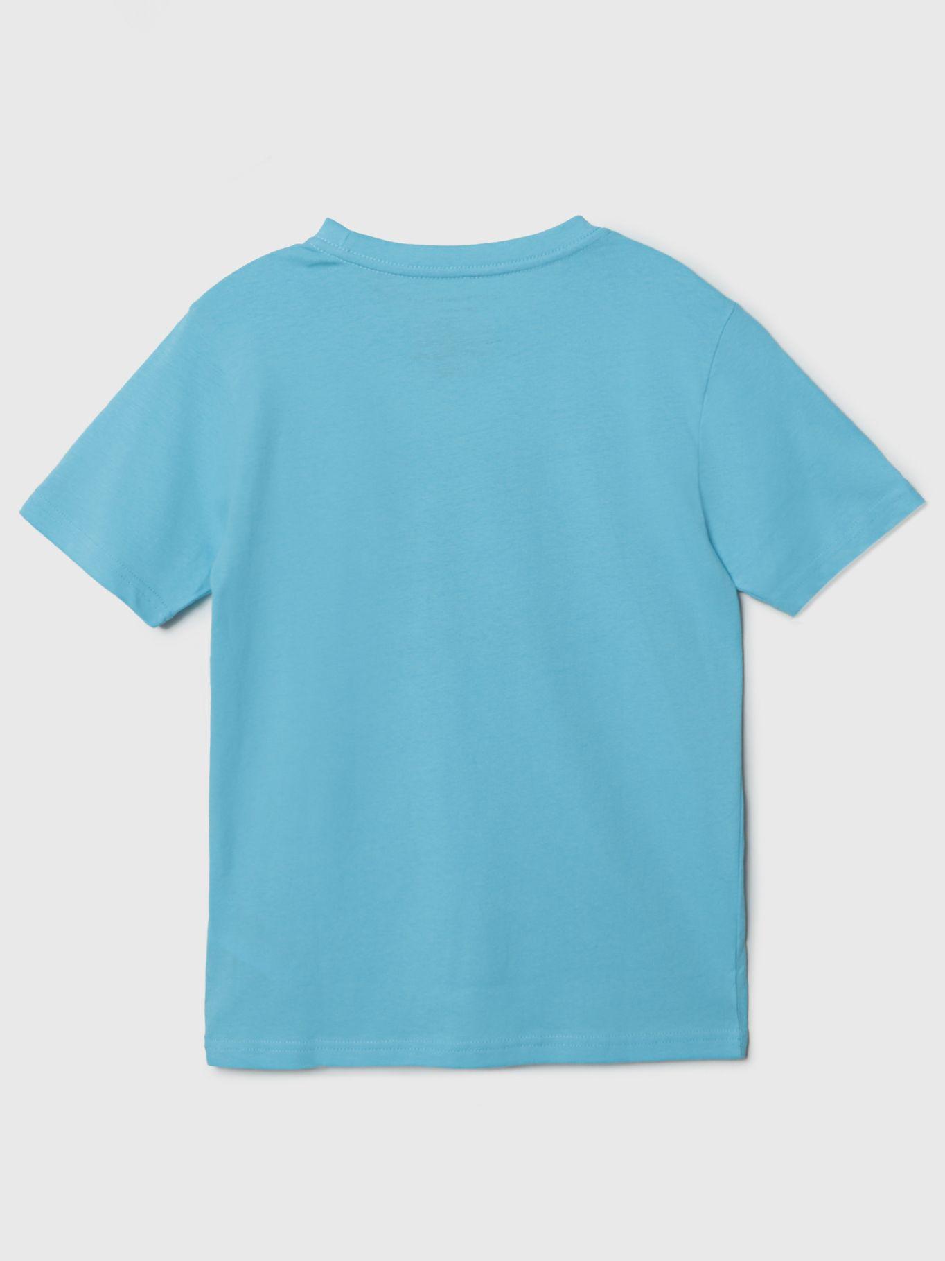 Polera Signature Logo Celeste Tommy Hilfiger-1