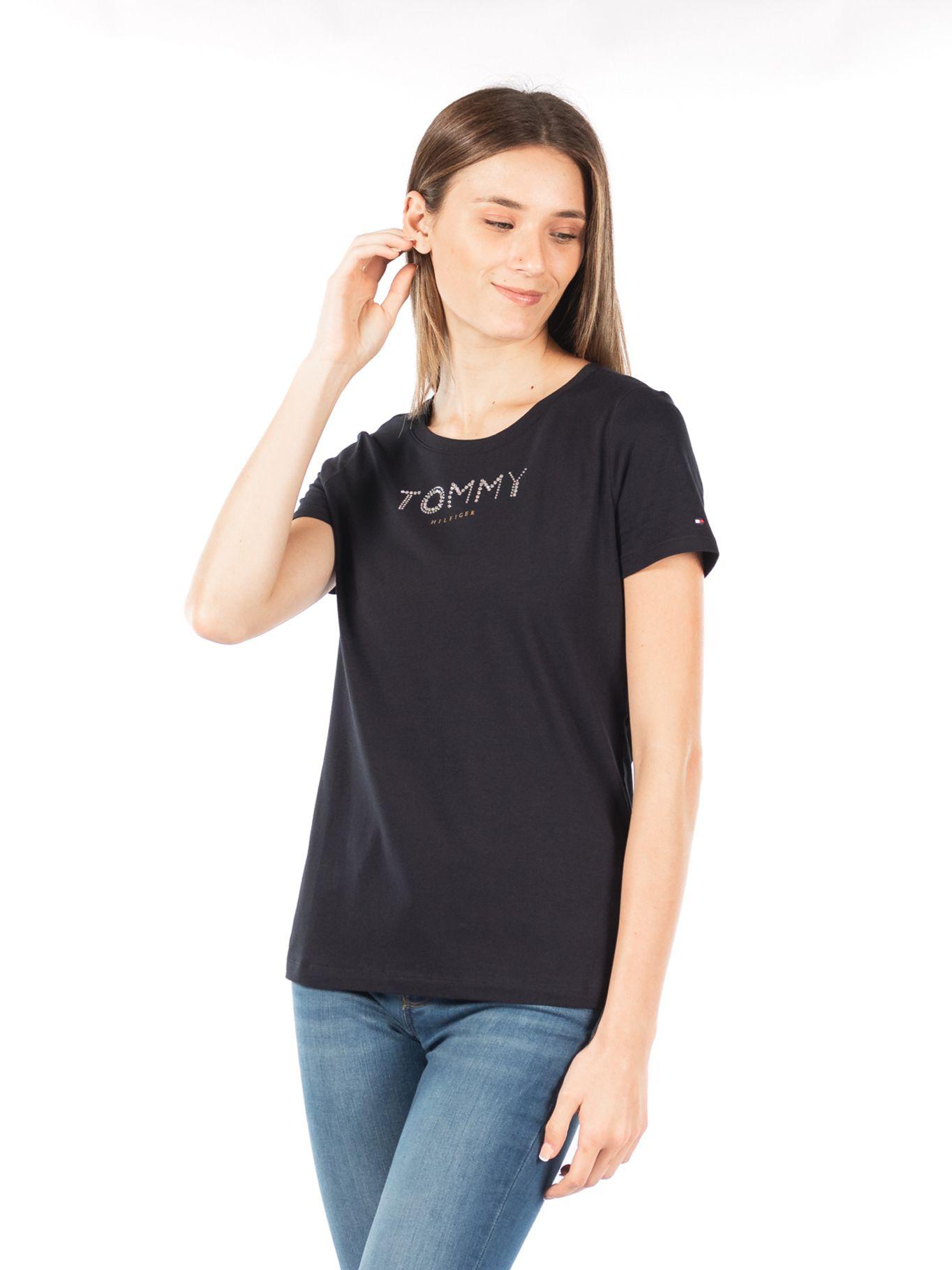 Polera Essential Bling Logo Azul Tommy Hilfiger-1