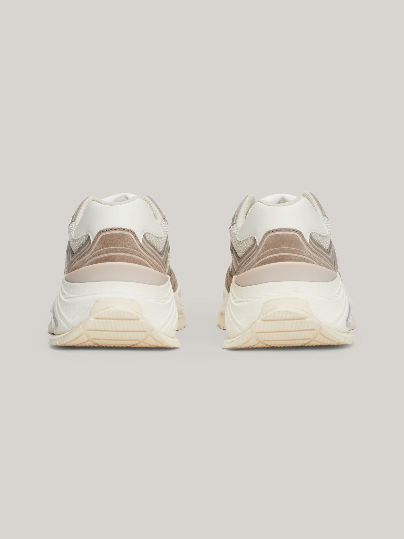 Zapatillas De Cuero Trendy Runner Beige Tommy Hilfiger-1