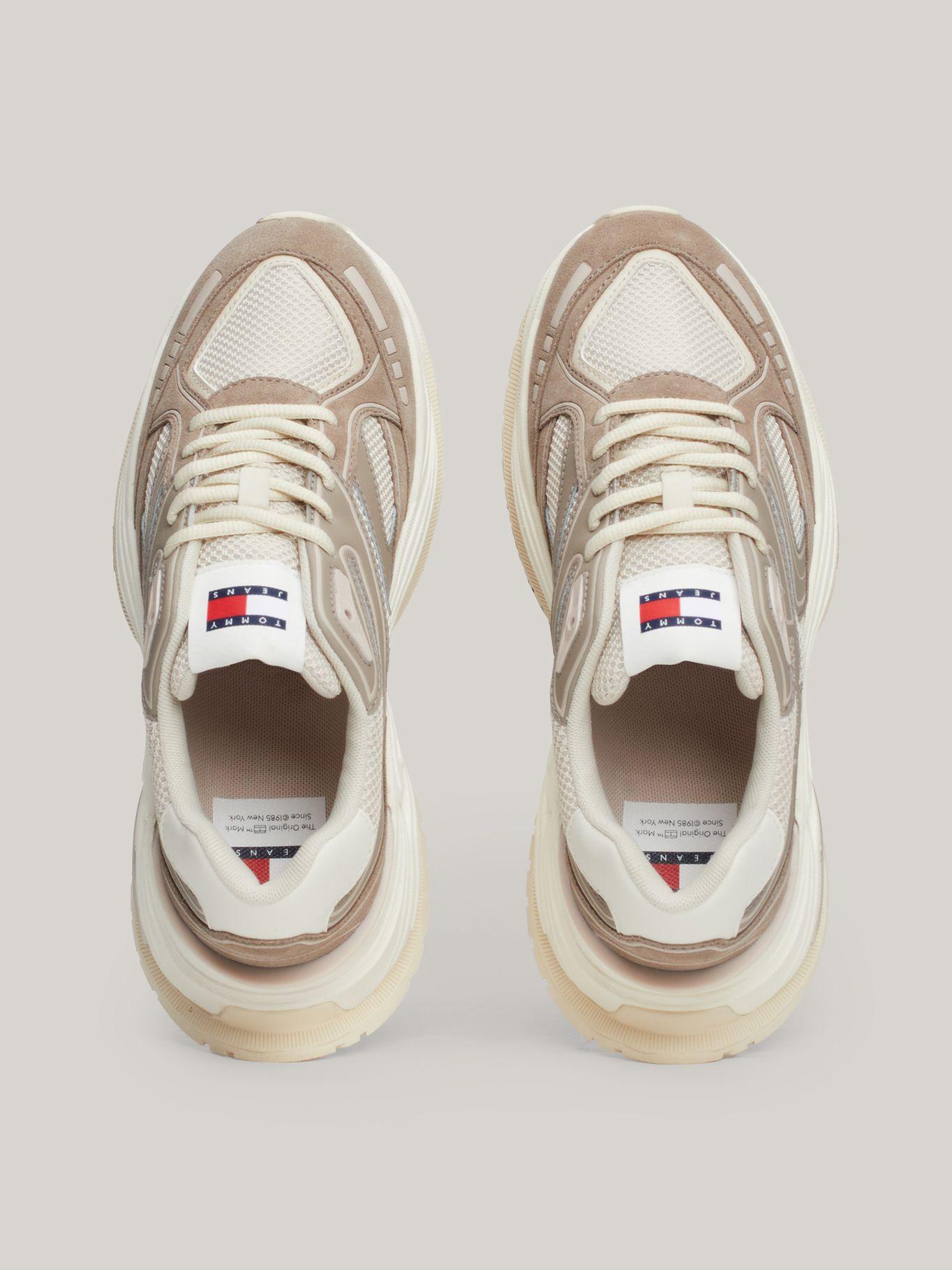Zapatillas De Cuero Trendy Runner Beige Tommy Hilfiger-2