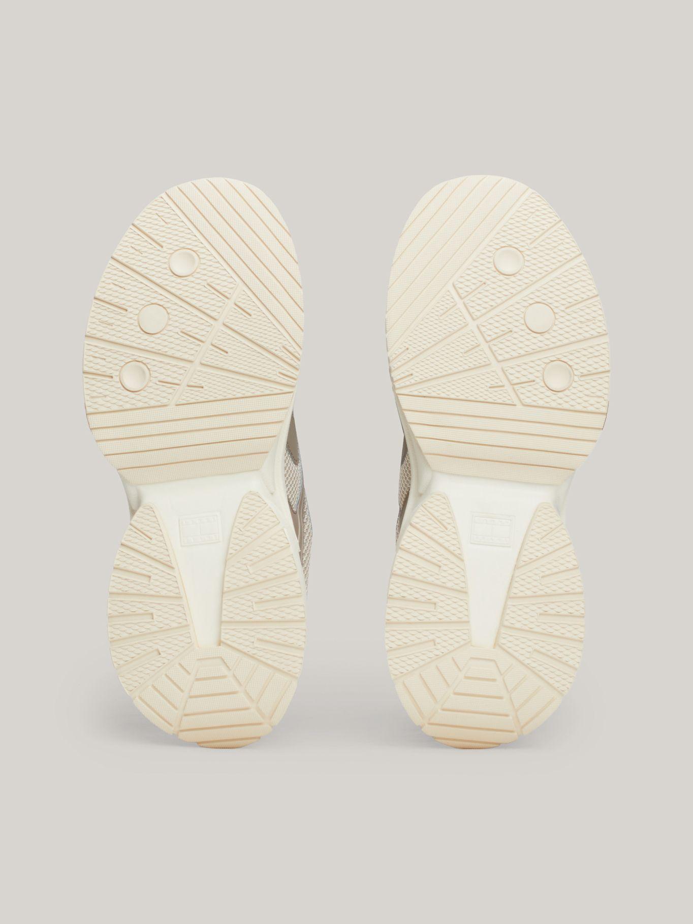 Zapatillas De Cuero Trendy Runner Beige Tommy Hilfiger-3