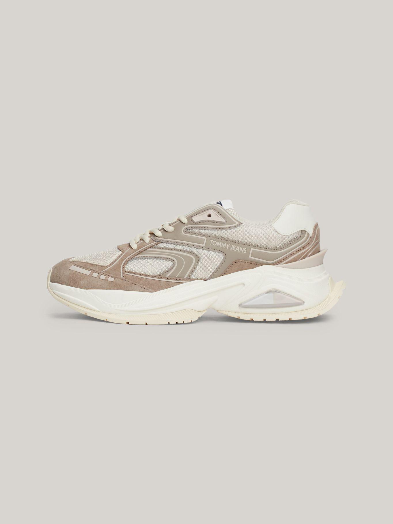 Zapatillas De Cuero Trendy Runner Beige Tommy Hilfiger-5