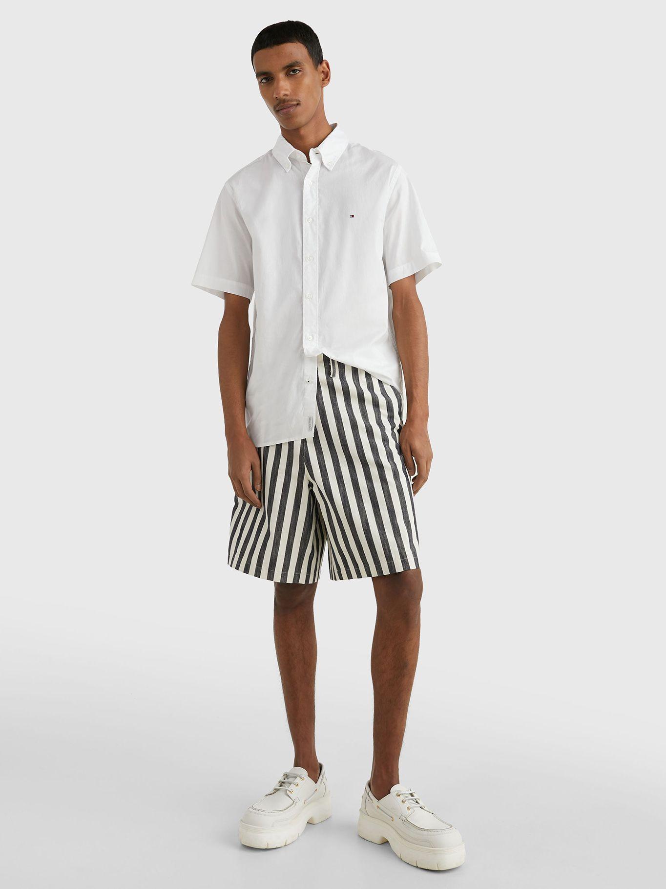 Camisa Flex Poplin Regular Fit Blanco Tommy Hilfiger-1