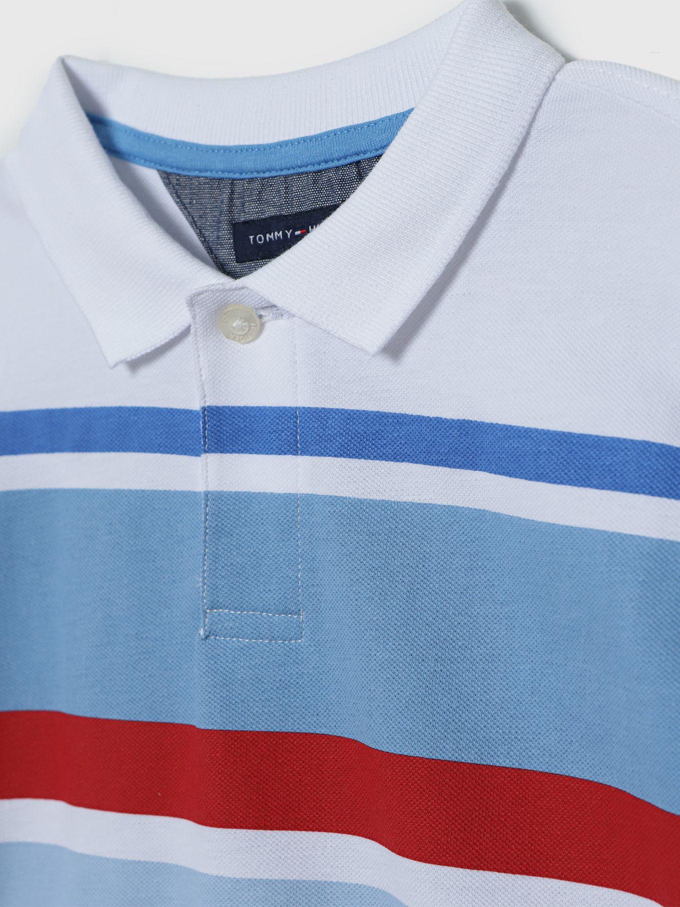 Polo Soft Chest Con Logo Blanco Tommy Hilfiger-2
