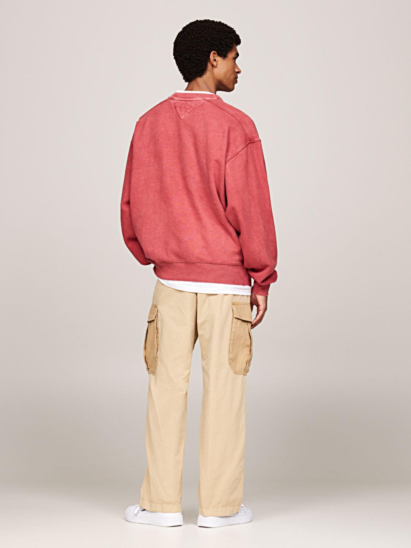 Polerón Relaxed Varsity Lavado IT Rosado Tommy Hilfiger-2