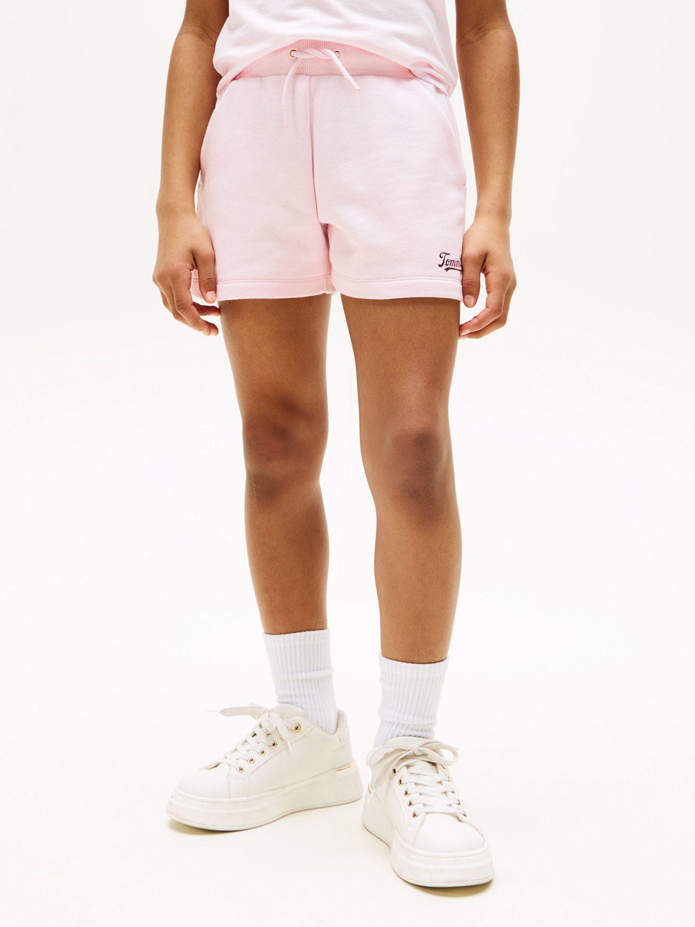 Short Con Logo Script Rosado Tommy Hilfiger-1