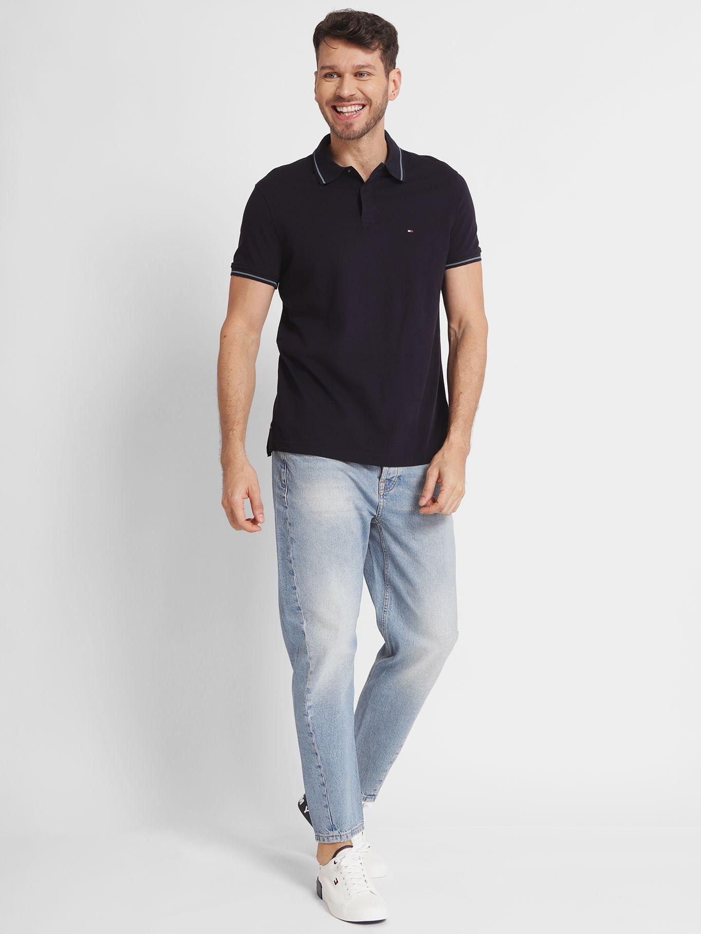 Polo Athletic Prepy Regular Fit Azul Tommy Hilfiger-2