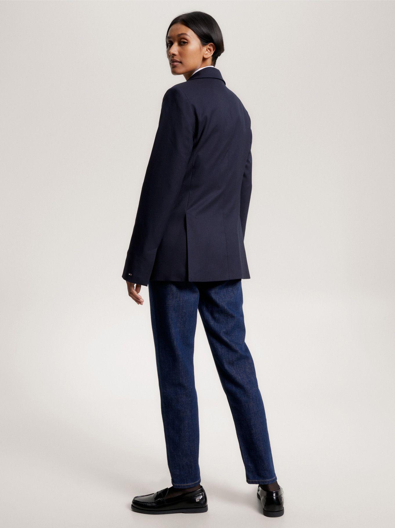 Blazer Monogram Regular Fit Azul Tommy Hilfiger-2