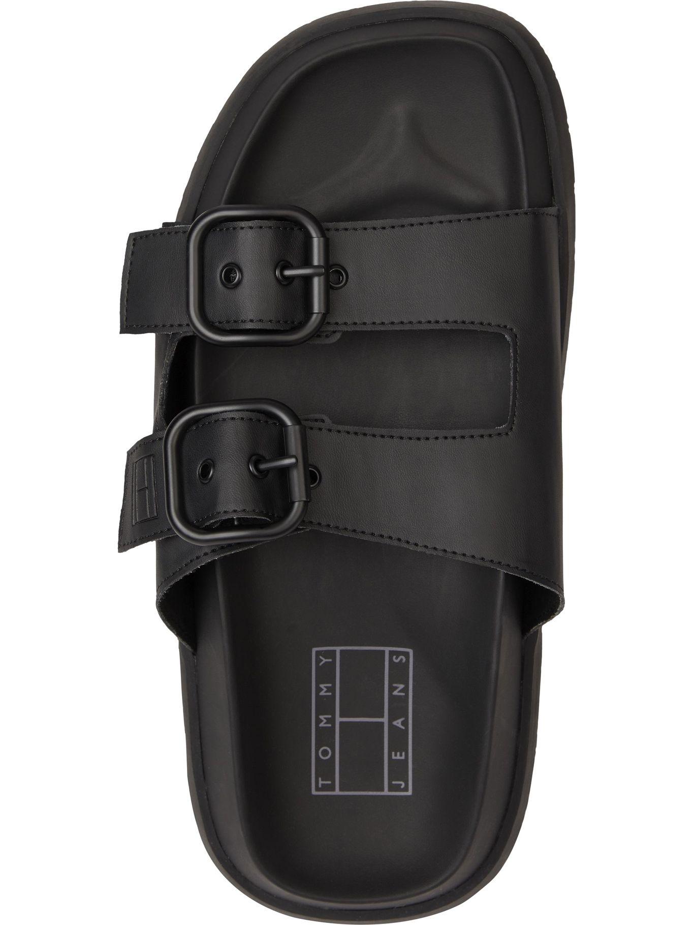 Sandalias Fancy Con Logo Negro Tommy Hilfiger-2