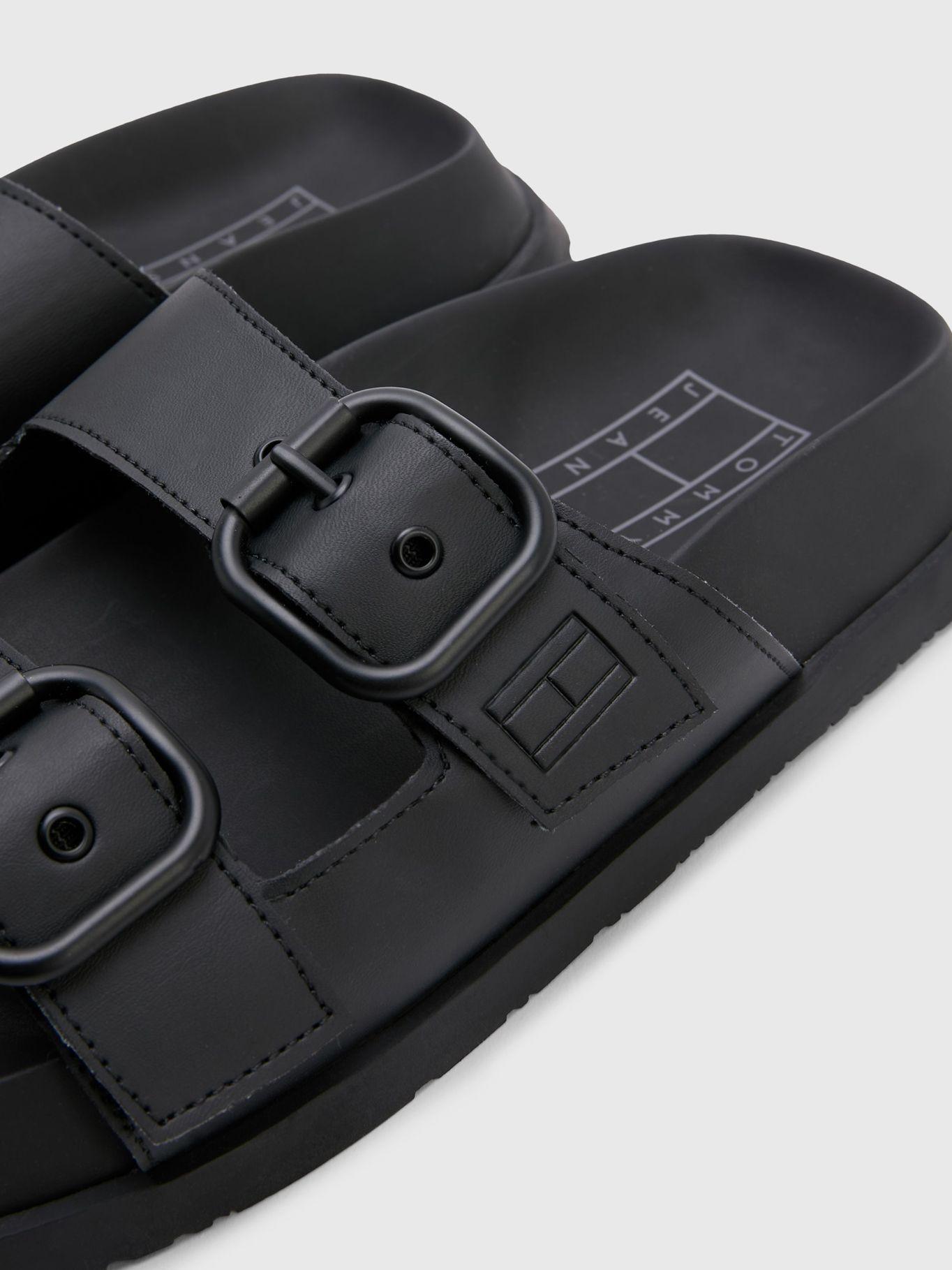 Sandalias Fancy Con Logo Negro Tommy Hilfiger-6