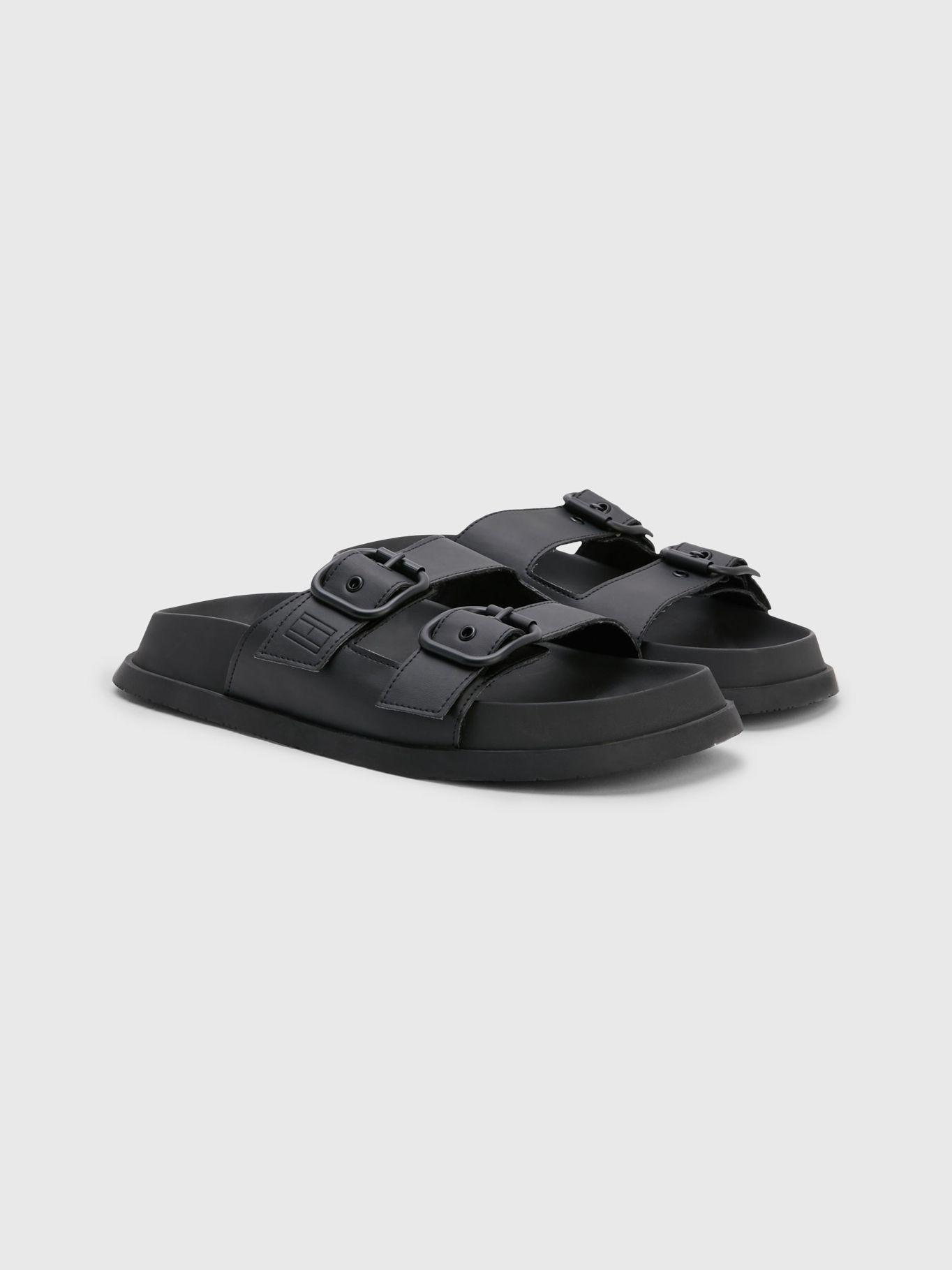 Sandalias Fancy Con Logo Negro Tommy Hilfiger-0