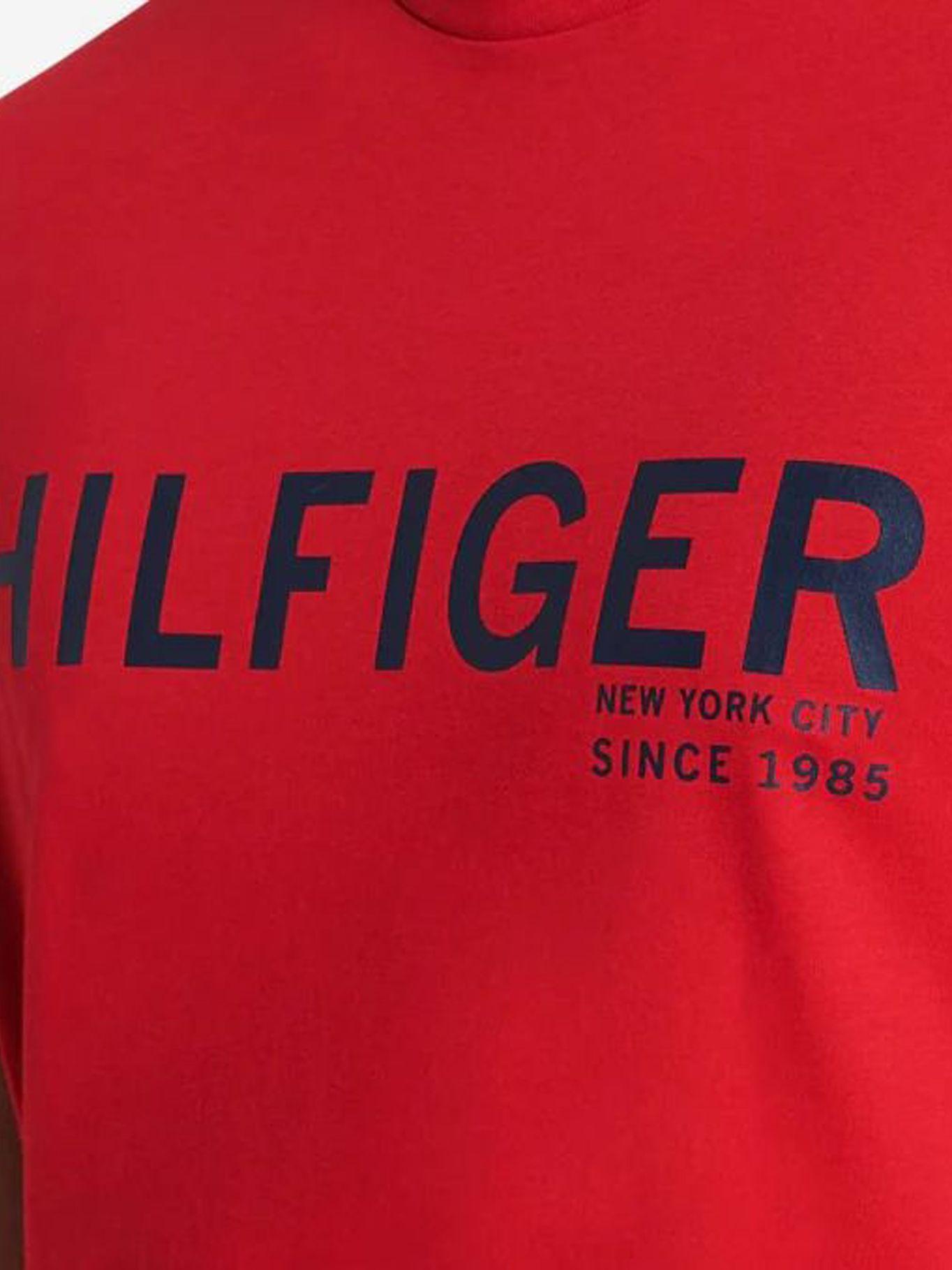 Pijama Manga Corta C-Neck Rojo Tommy Hilfiger-3