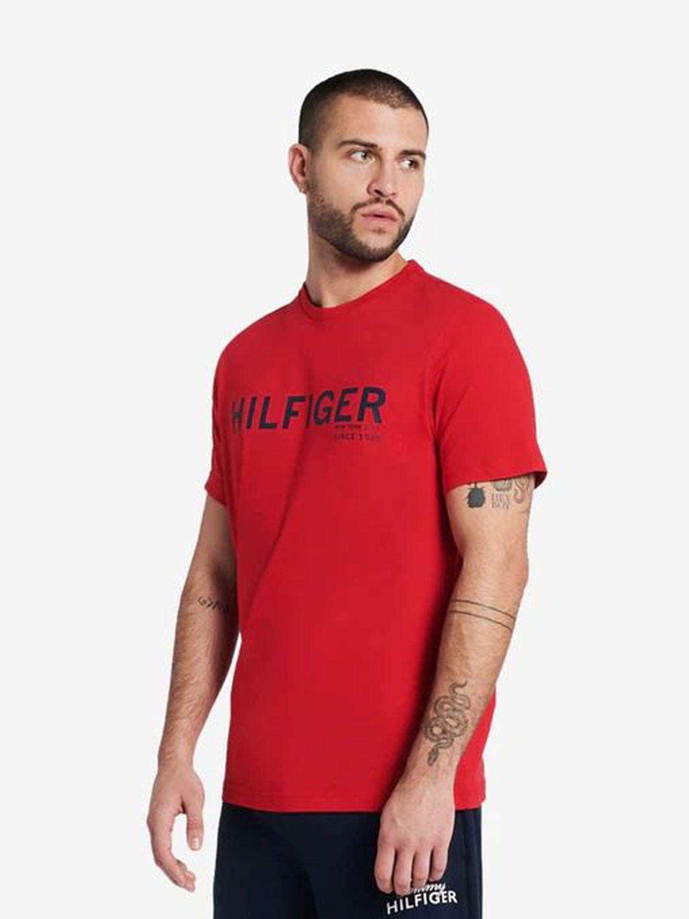 Pijama Manga Corta C-Neck Rojo Tommy Hilfiger-2